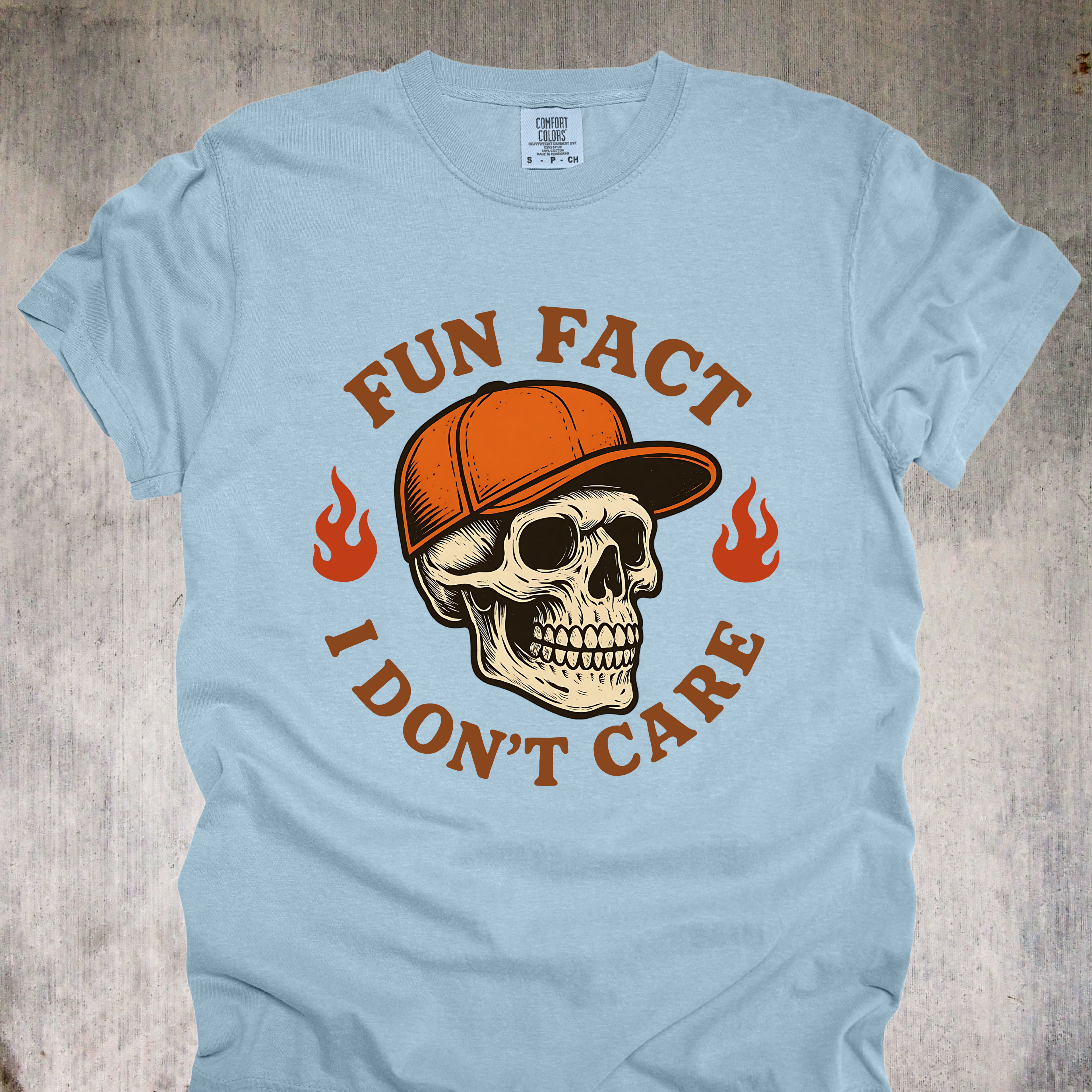 'Funfact, I Don't Care' - Unisex T-Shirt - When What You're Wearing Matches Your Feelings!