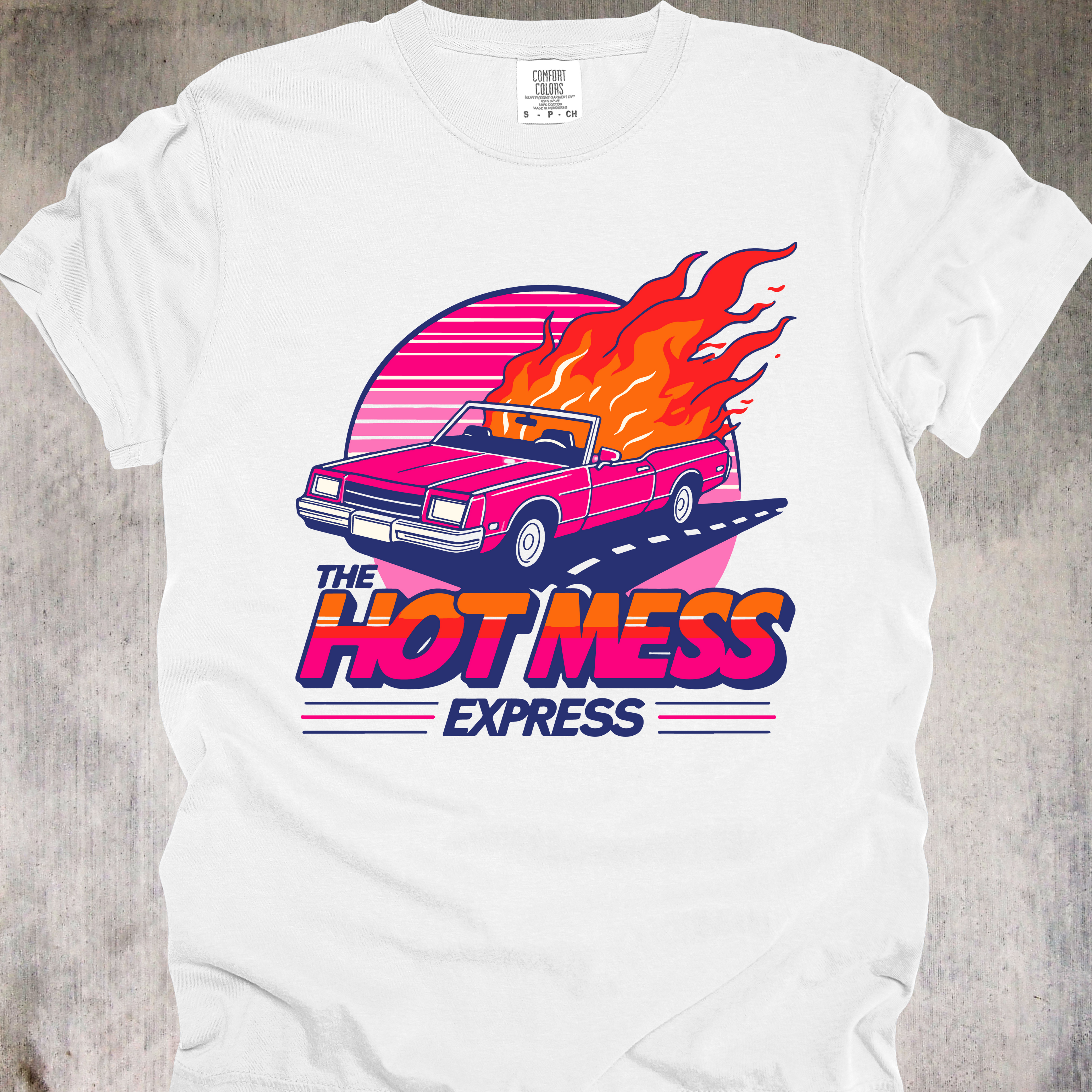 'Hot Mess Express' - Unisex T-Shirt - No Brakes, No Chill, All Vibes