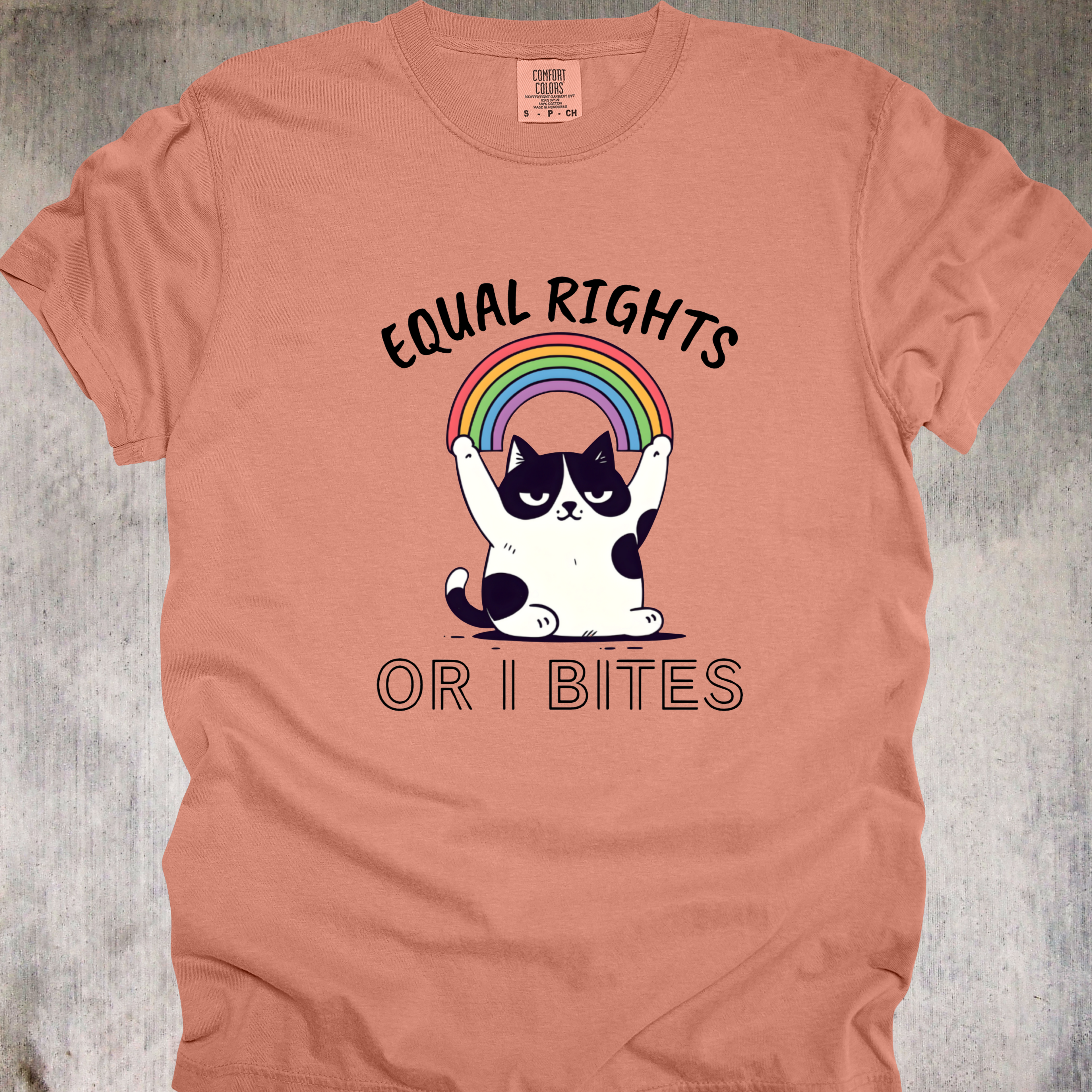 'Equal Rights Or I Bites' - Unisex T-Shirt - Stand Up For Whats Right - Wear Your Values
