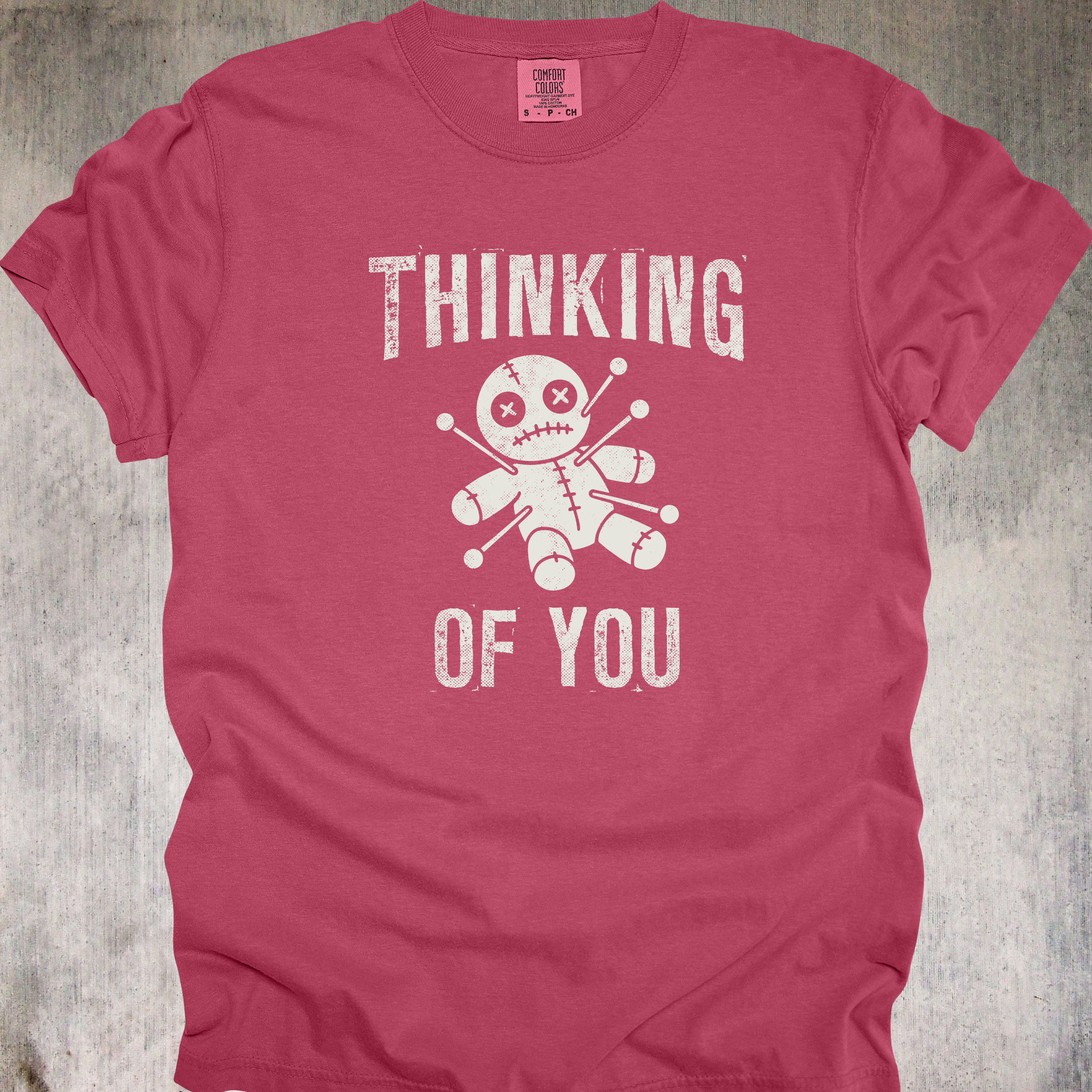 'THINKING OF YOU' - Unisex T-Shirt - Cute Tee With A Splash Of Voodoo Flair