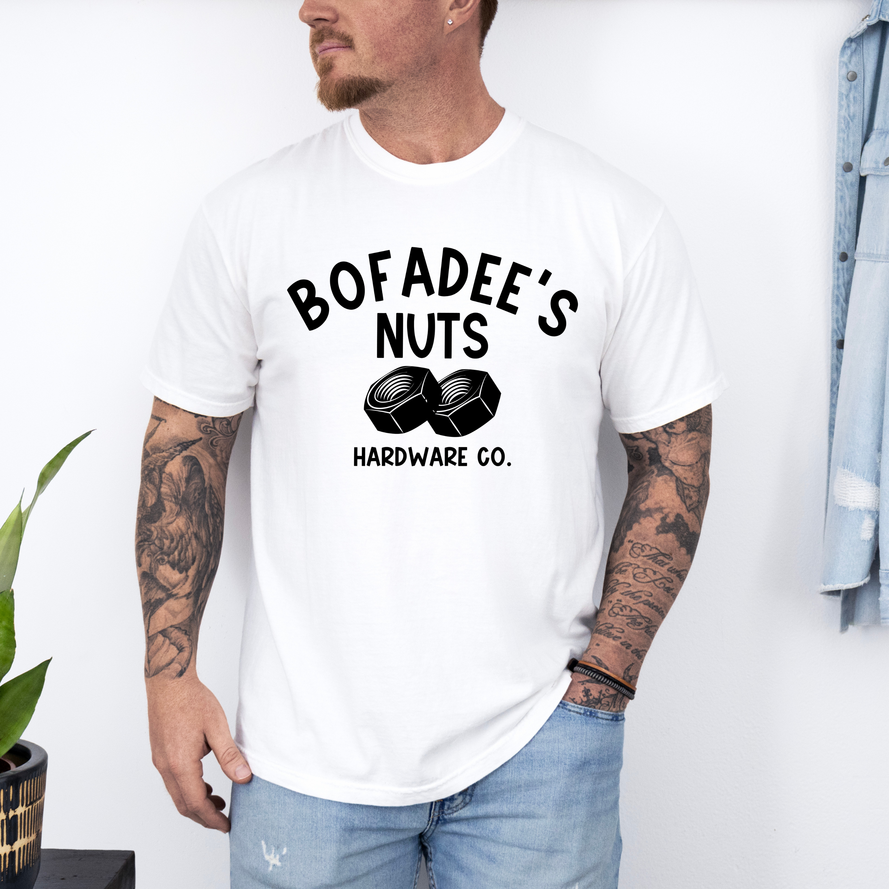 'BOFADEE'S NUTS HARDWARE CO.' - Unisex T-Shirt