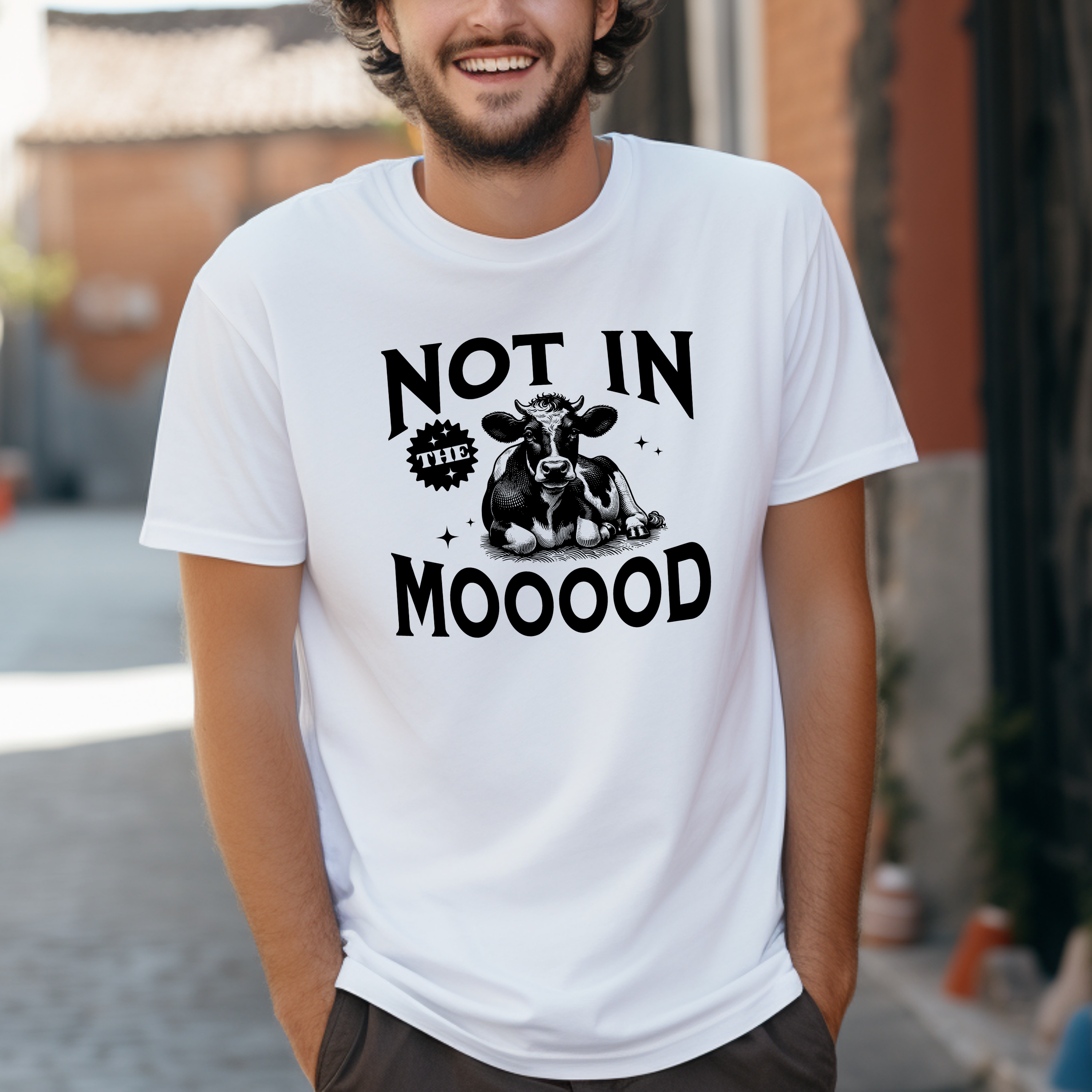 'Not In The Mooood' - Unisex T-Shirt