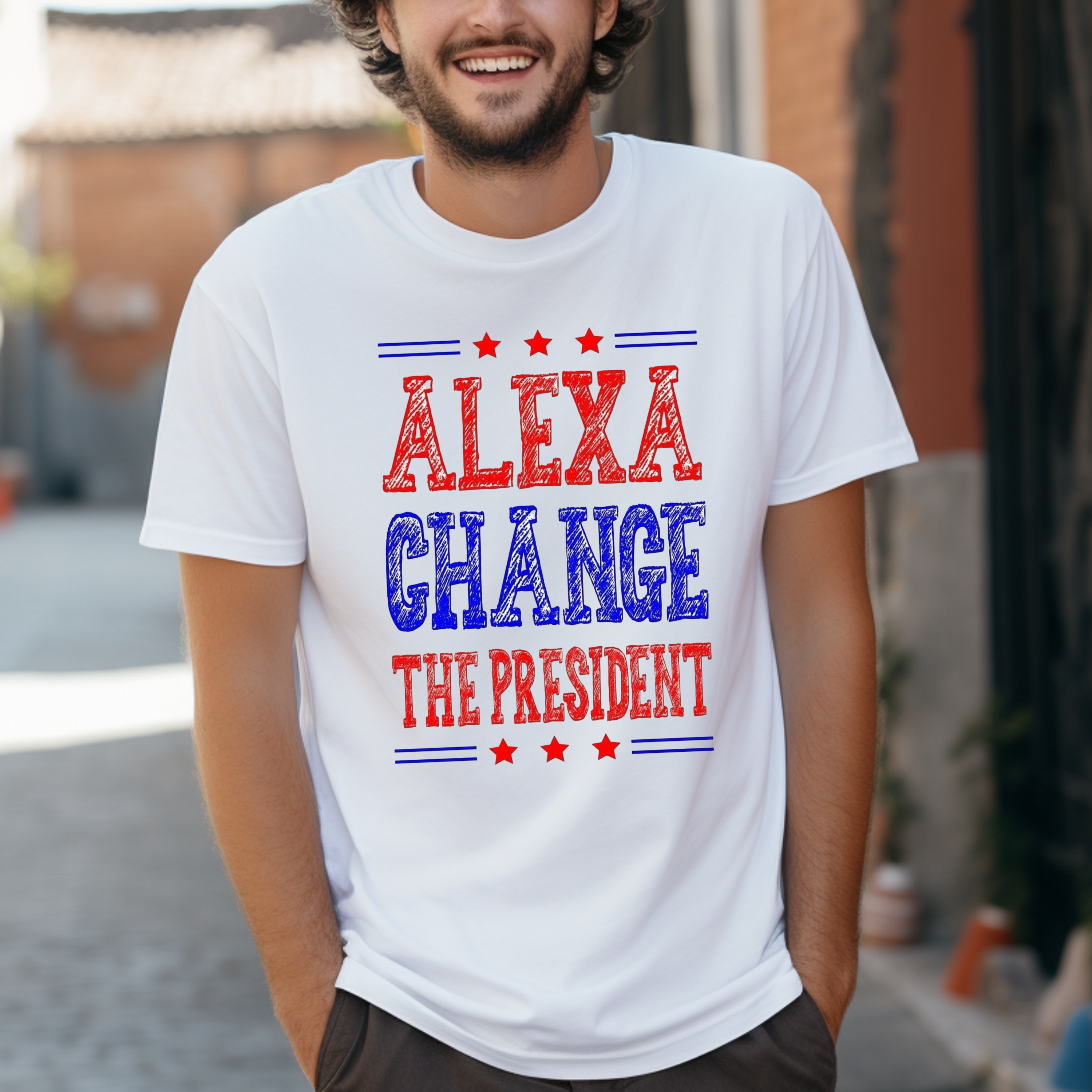 'ALEXA, CHANGE THE PRESIDENT' - Unisex T-Shirt