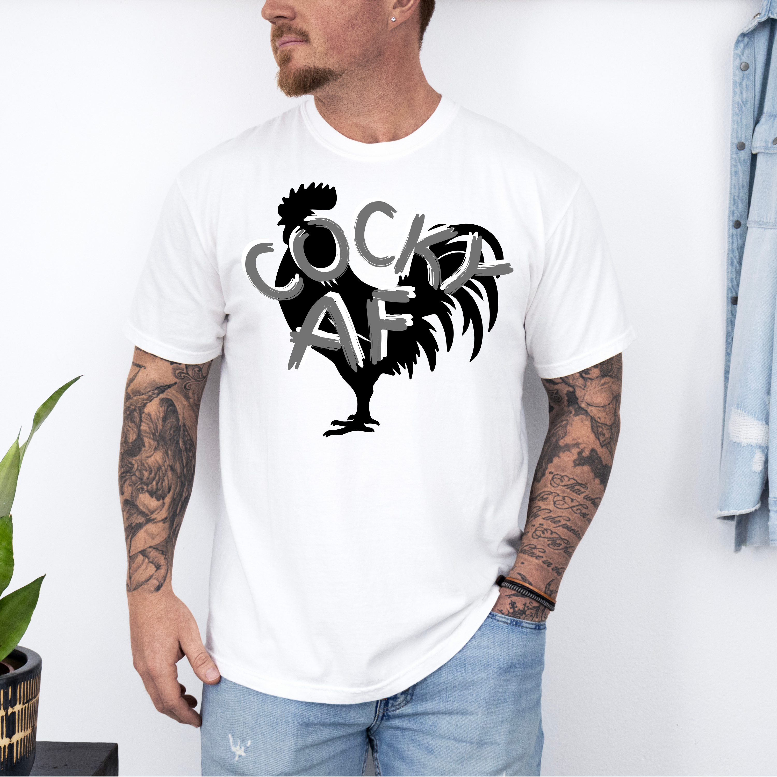 'COCKY A.F.' - Unisex T-Shirt