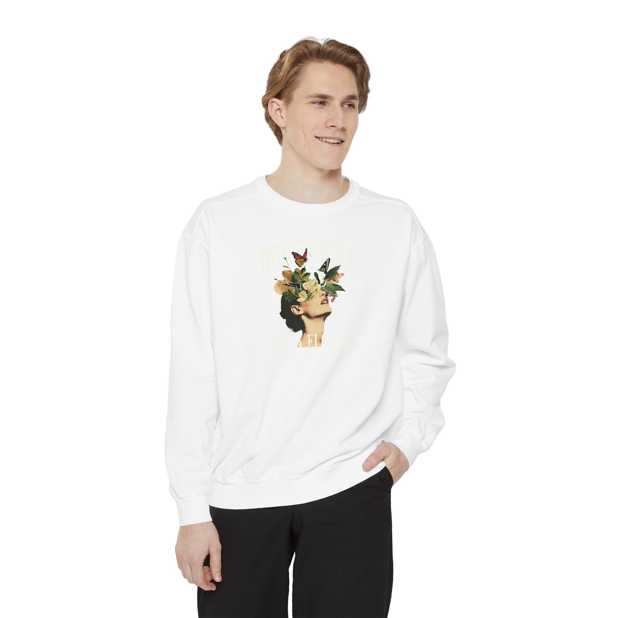 'NOT FRAGILE LIKE A FLOWER, FRAGILE LIKE A BOMB.' - Unisex Sweatshirt