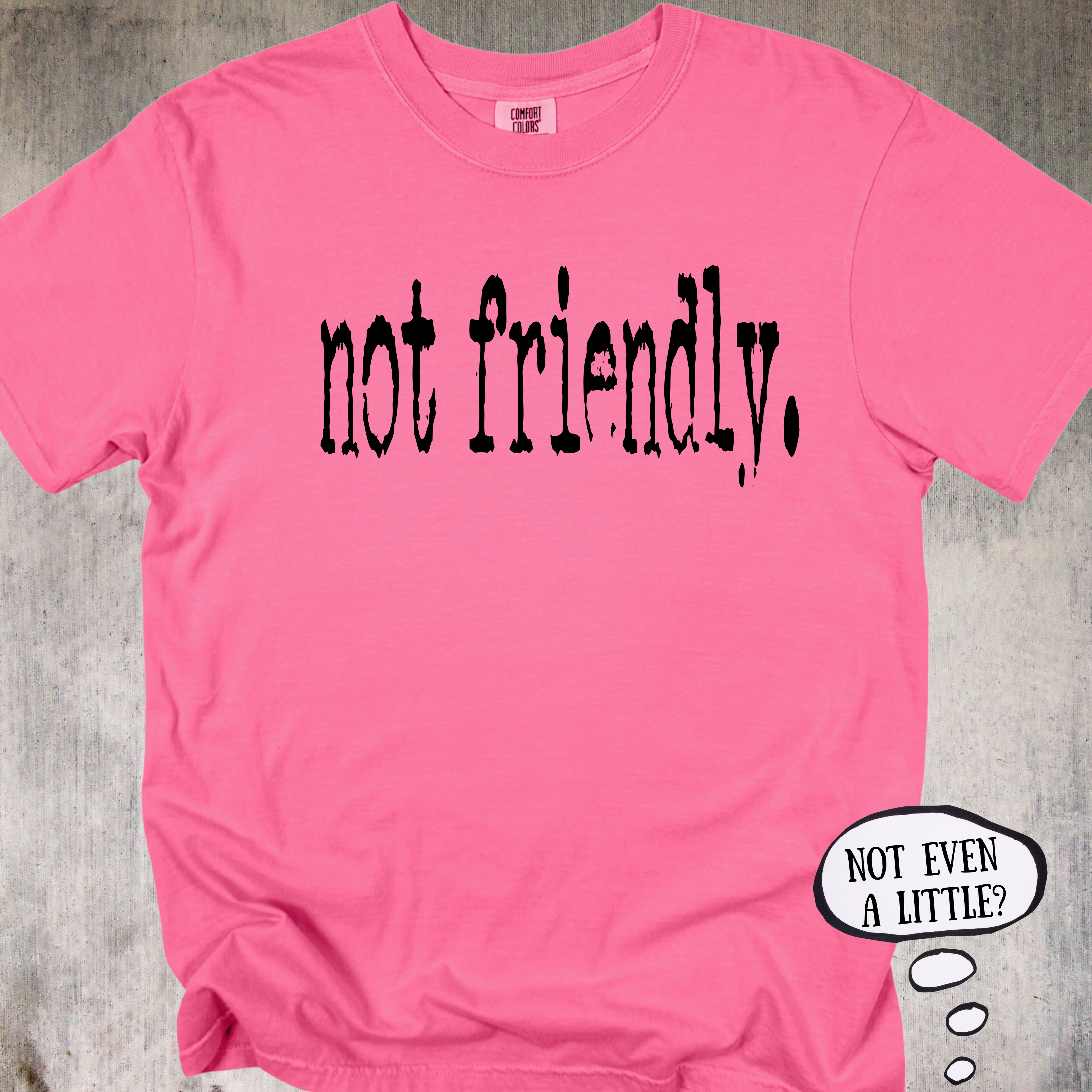 'Not Friendly' - Unisex T-Shirt That Does The Talking For You