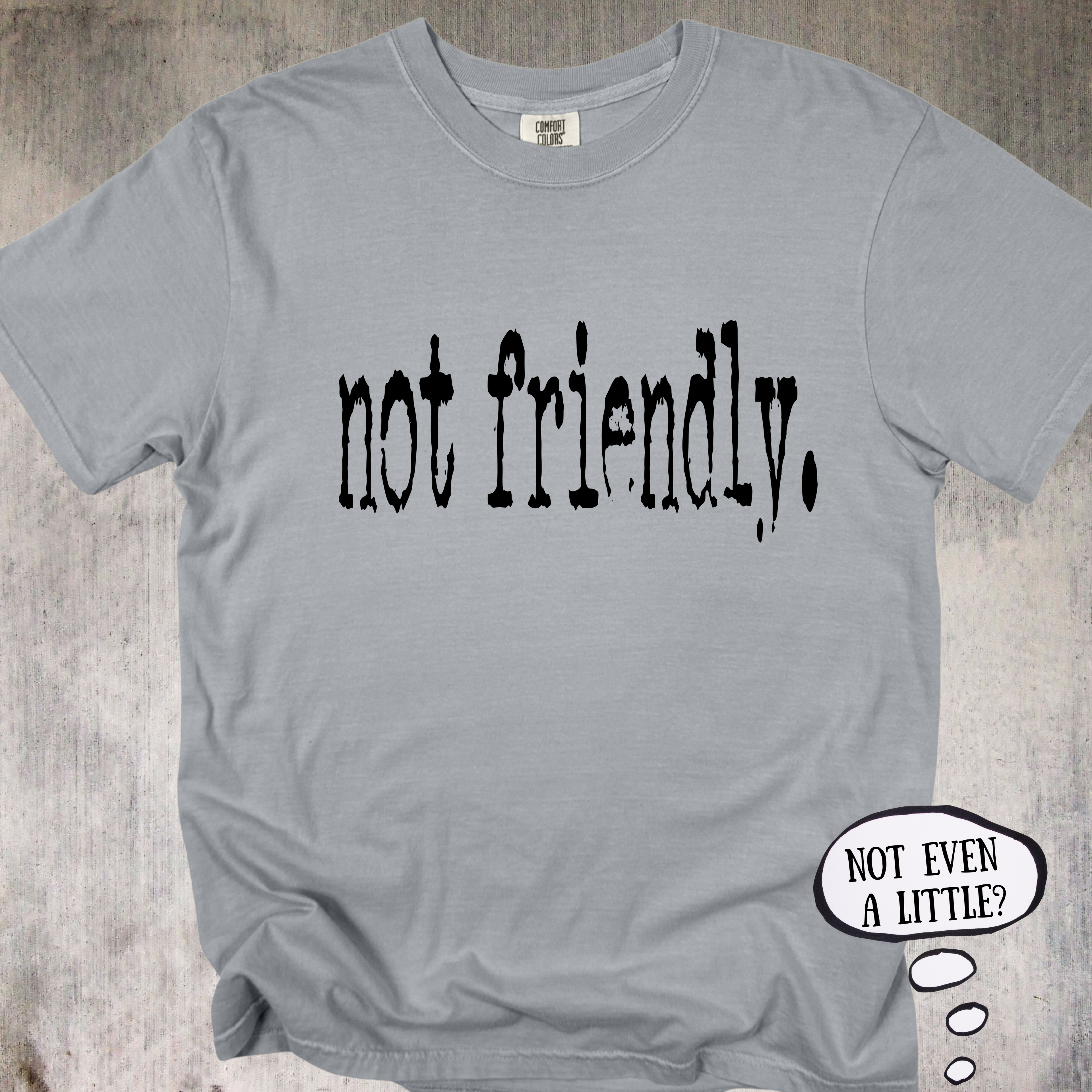 'Not Friendly' - Unisex T-Shirt That Does The Talking For You