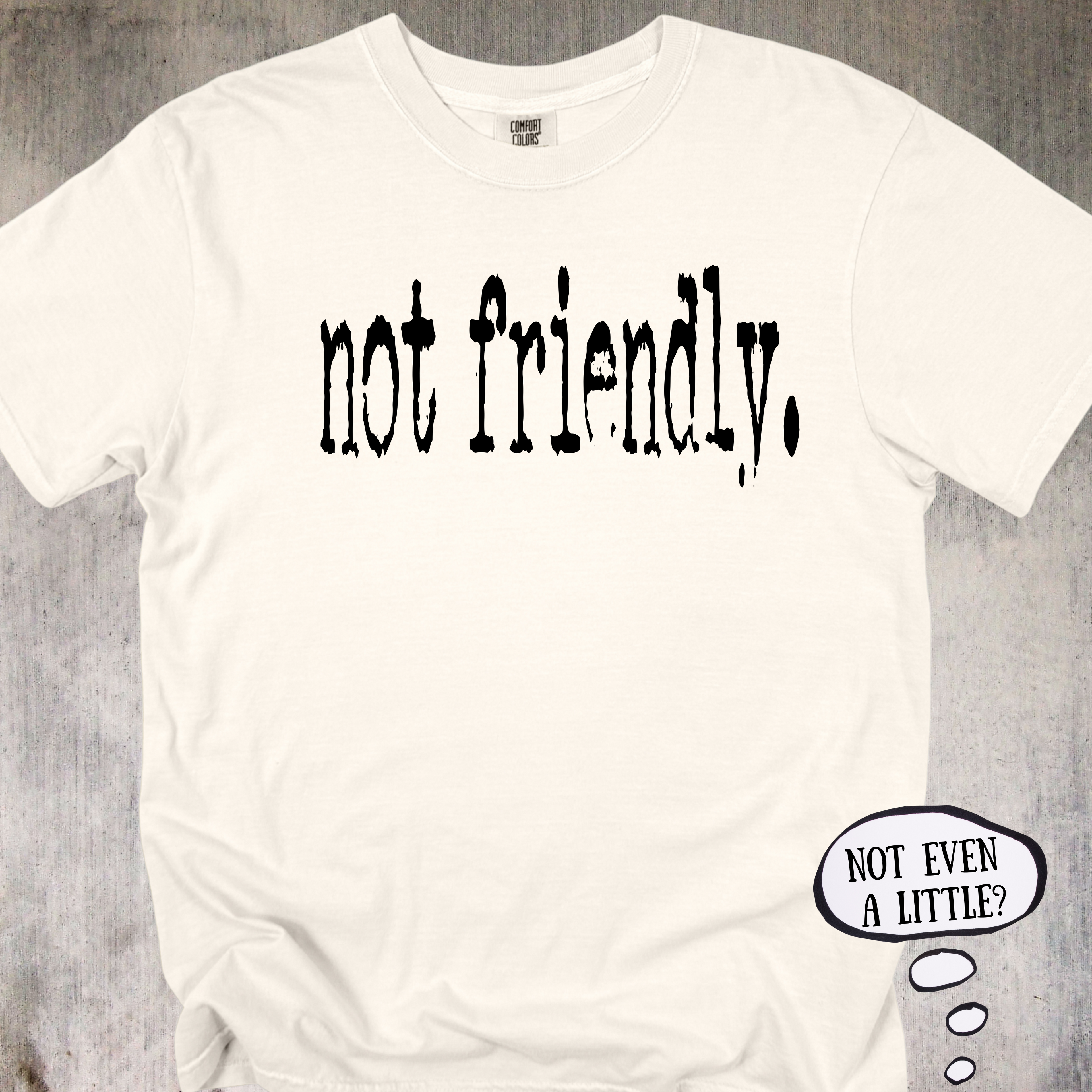 'Not Friendly' - Unisex T-Shirt That Does The Talking For You