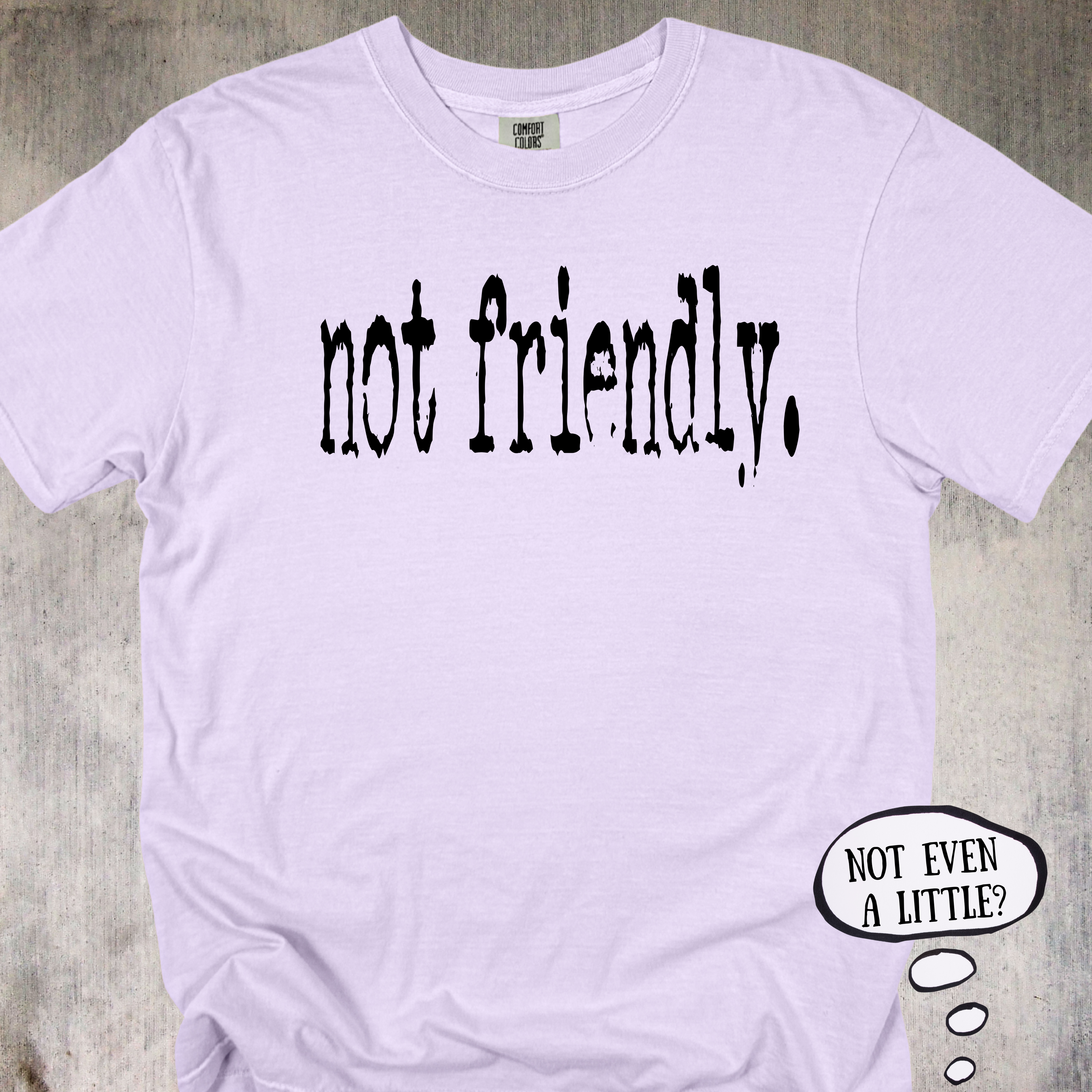 'Not Friendly' - Unisex T-Shirt That Does The Talking For You