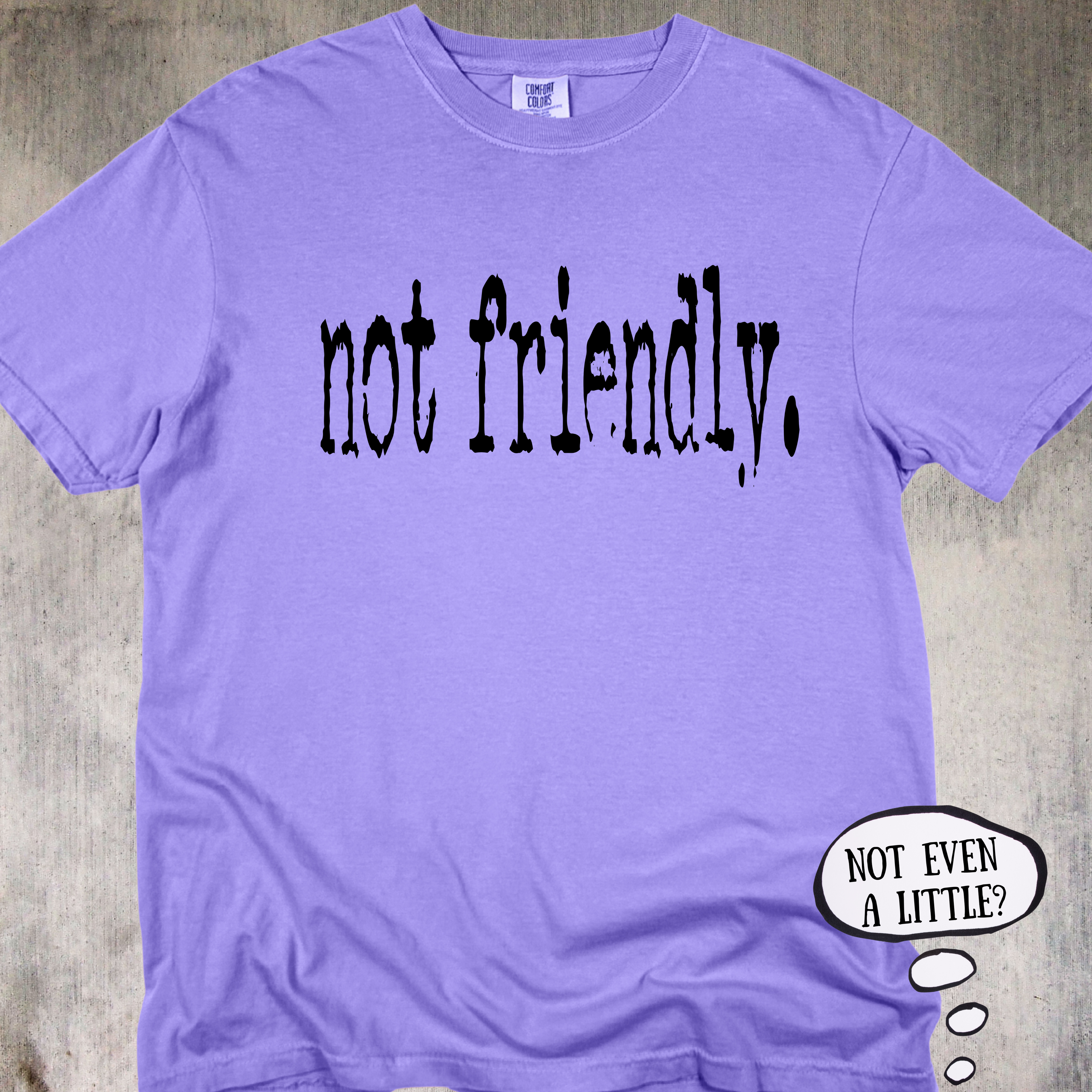 'Not Friendly' - Unisex T-Shirt That Does The Talking For You