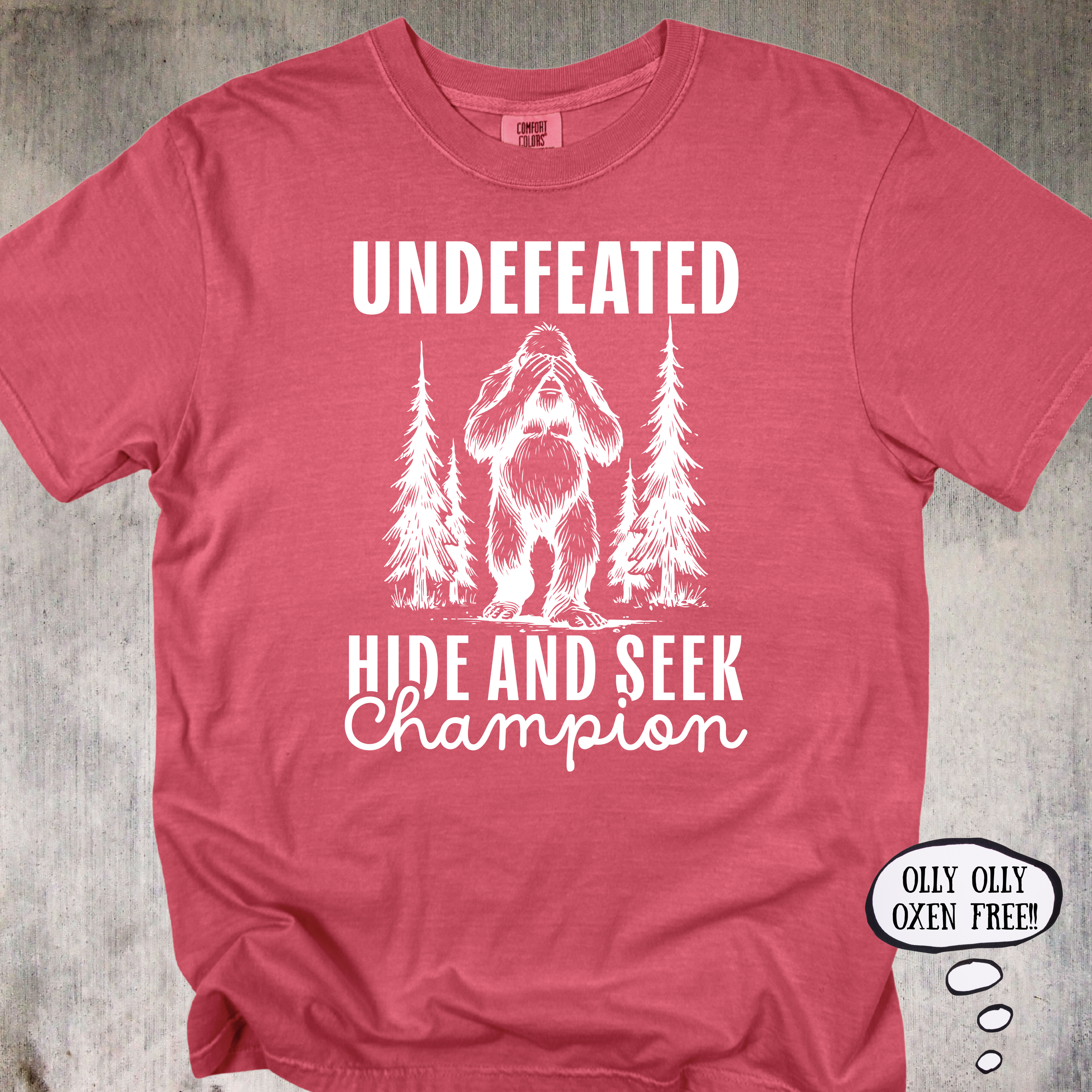 'Undefeated Hide And Seek Champion' - Unisex T-Shirt For You Hide And Seekers