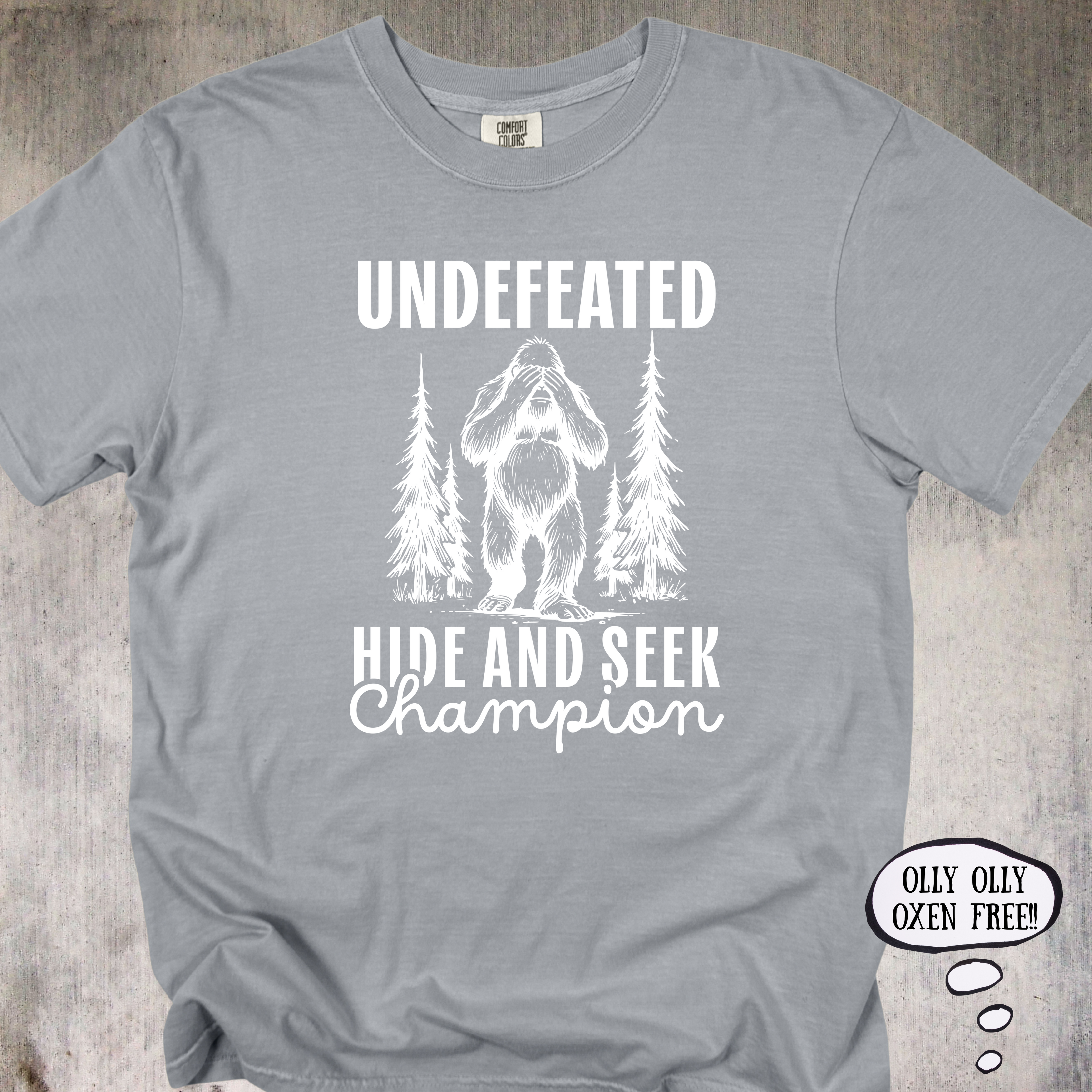 'Undefeated Hide And Seek Champion' - Unisex T-Shirt For You Hide And Seekers