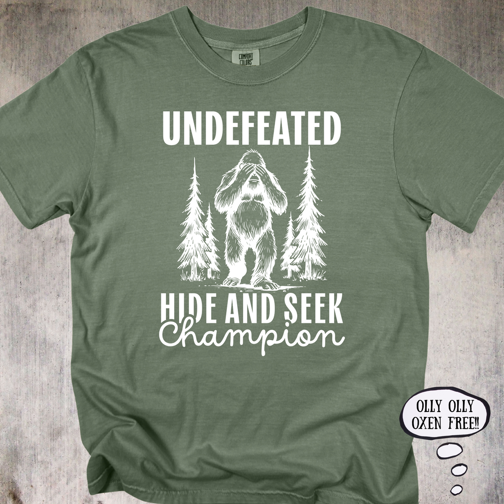 'Undefeated Hide And Seek Champion' - Unisex T-Shirt For You Hide And Seekers