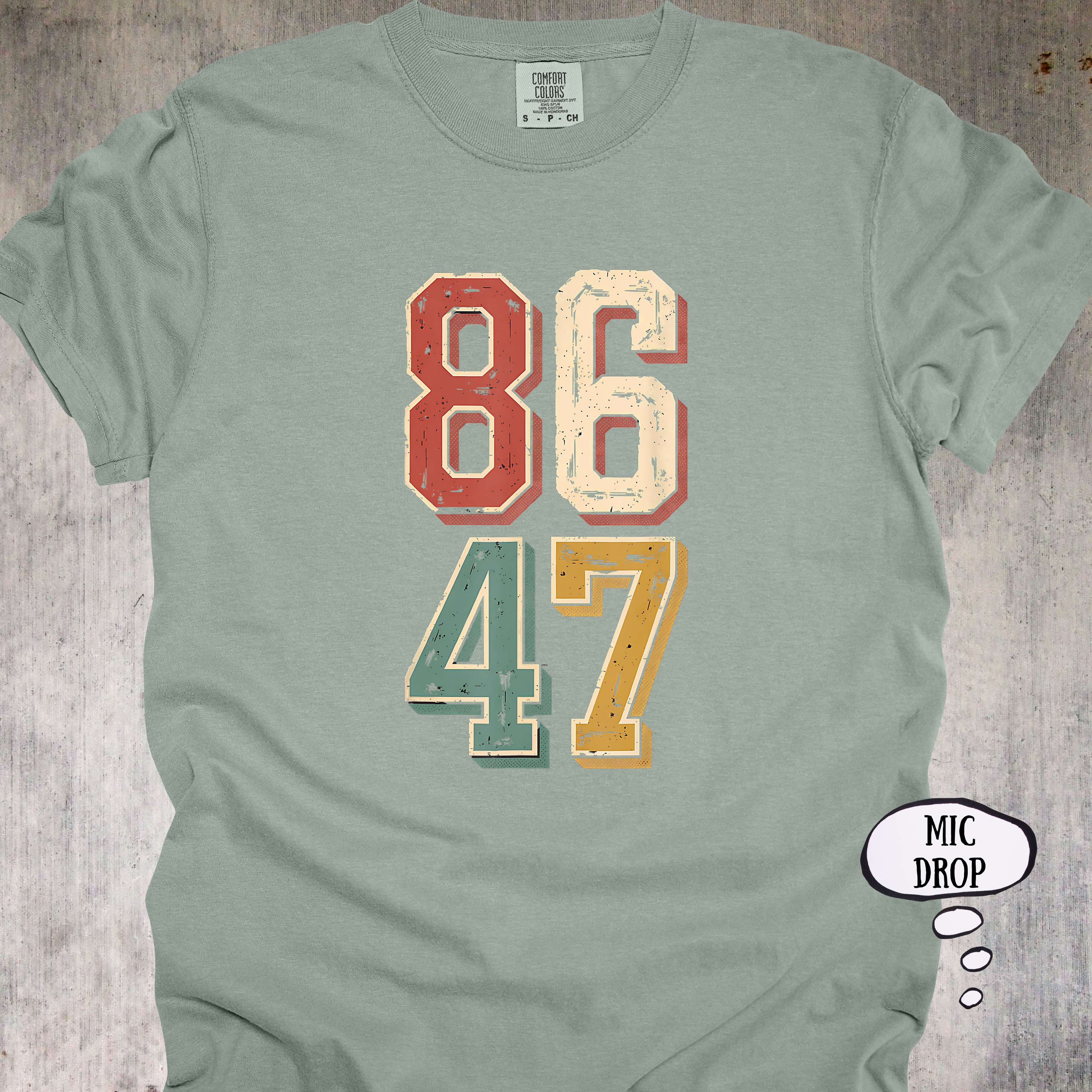 '8647' - Unisex T-Shirt. Wear Your Thoughts Out Loud.
