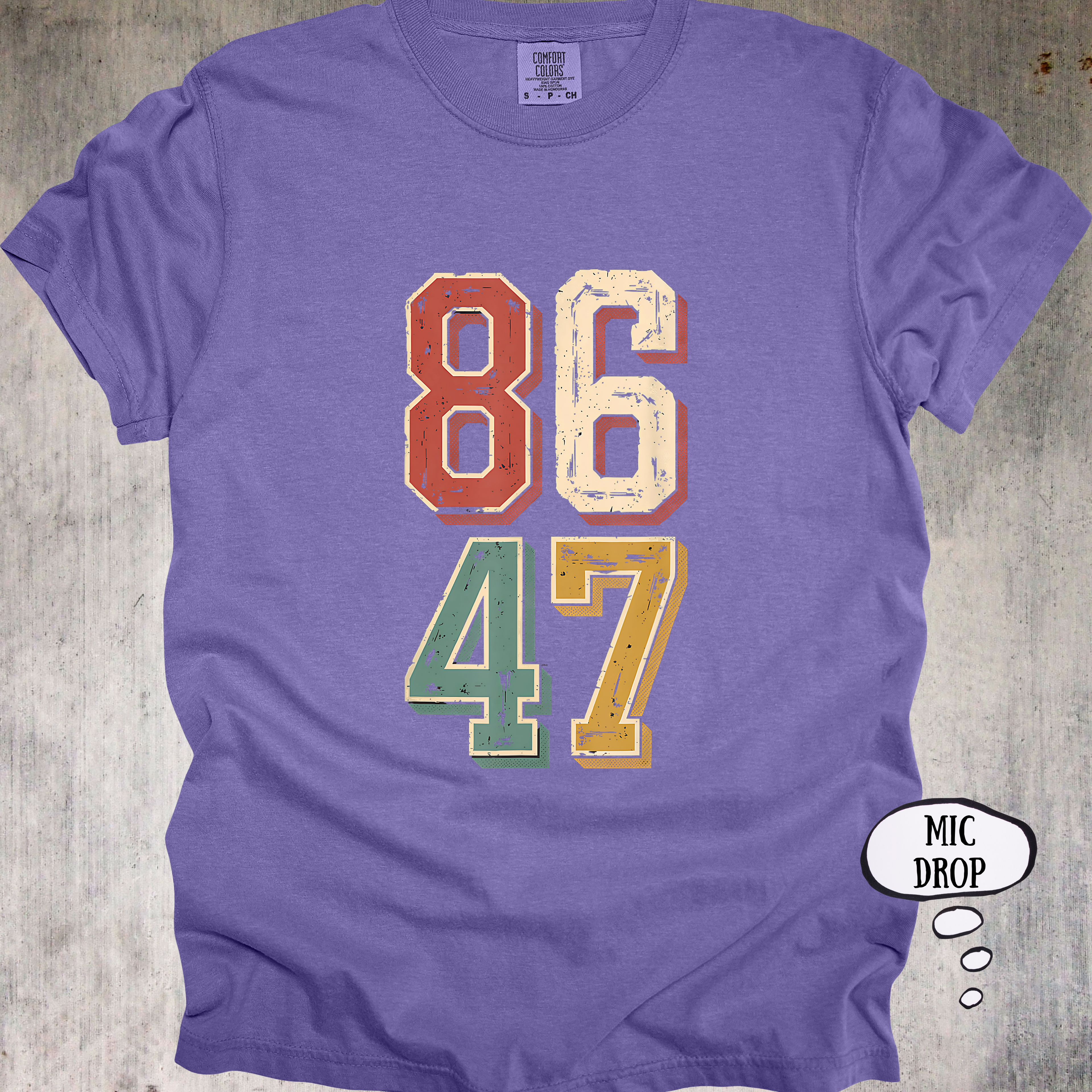 '8647' - Unisex T-Shirt. Wear Your Thoughts Out Loud.
