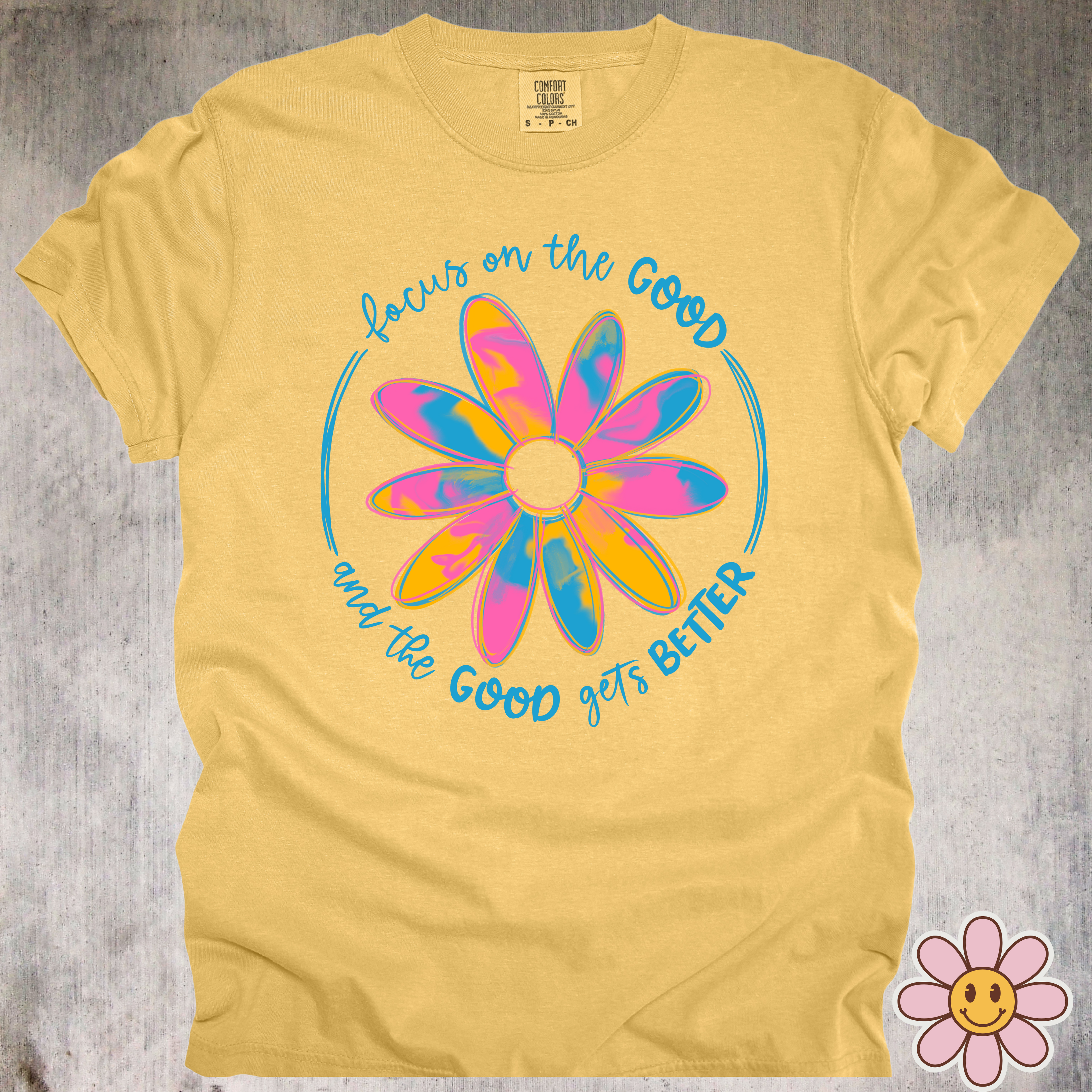 'Focus On The Good And The Good Gets Better' - Unisex T-Shirt Because Vibes Are Contagious