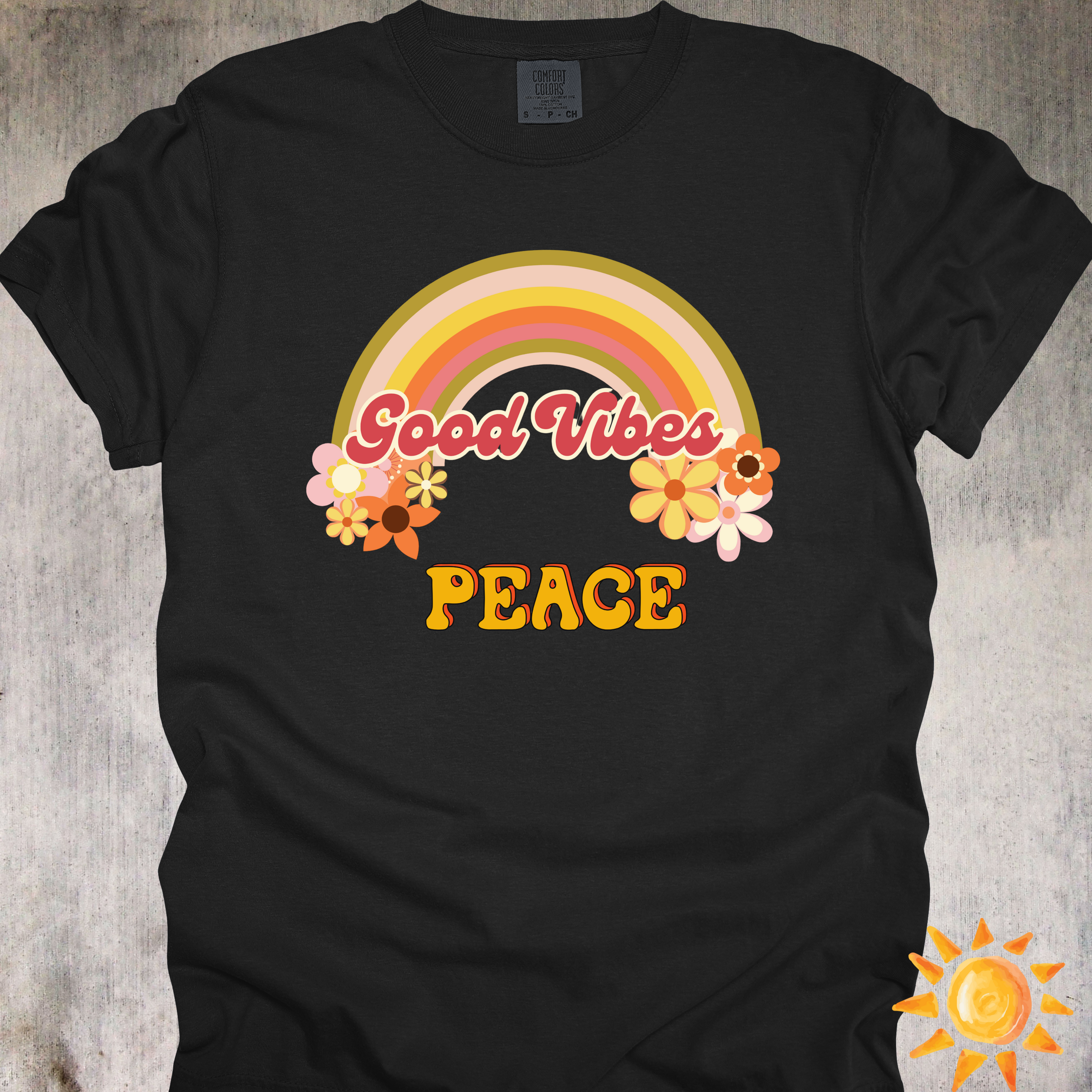 'Good Vibes, Peace' Unisex T-Shirt Because Happy Vibes Look Amazing On you!