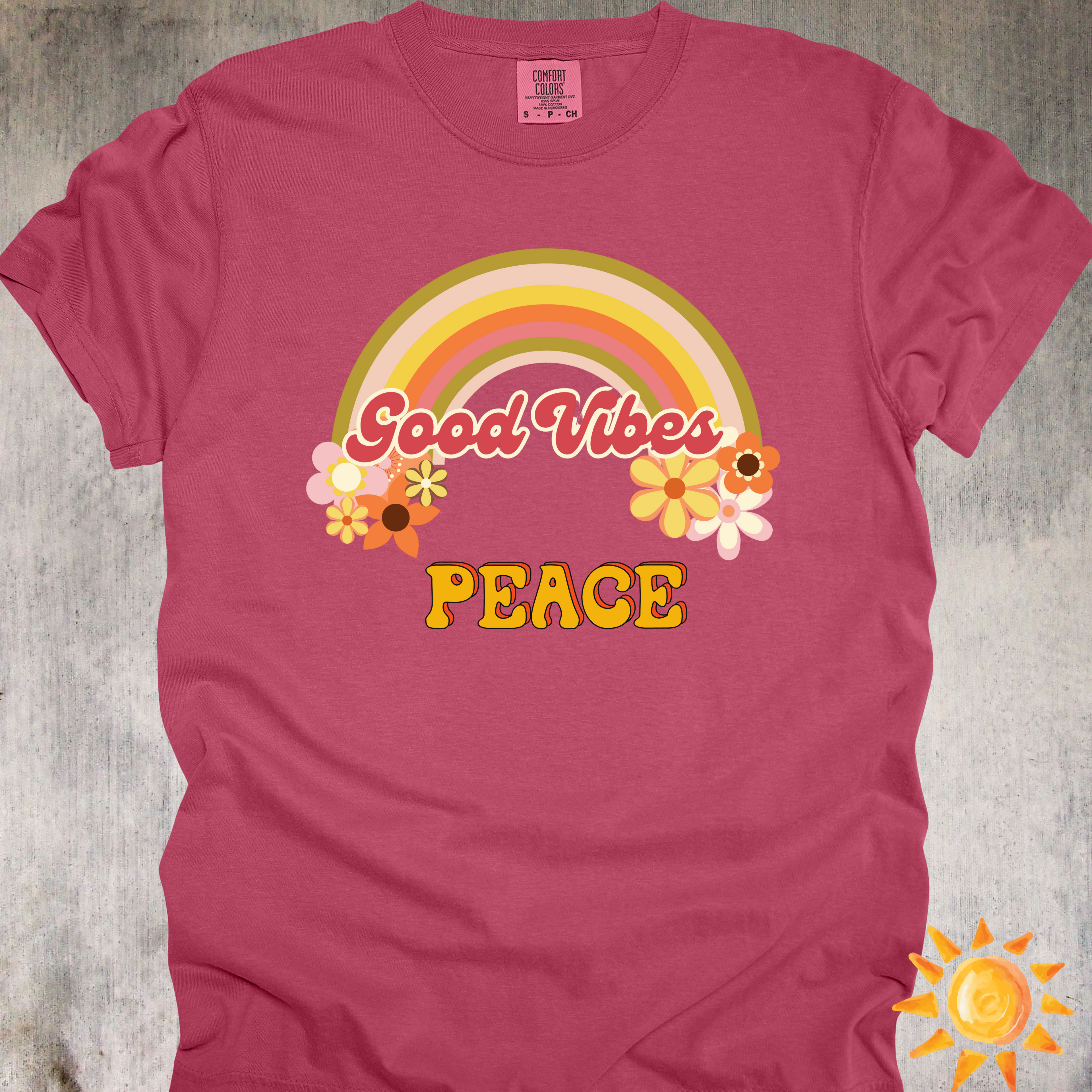 'Good Vibes, Peace' Unisex T-Shirt Because Happy Vibes Look Amazing On you!