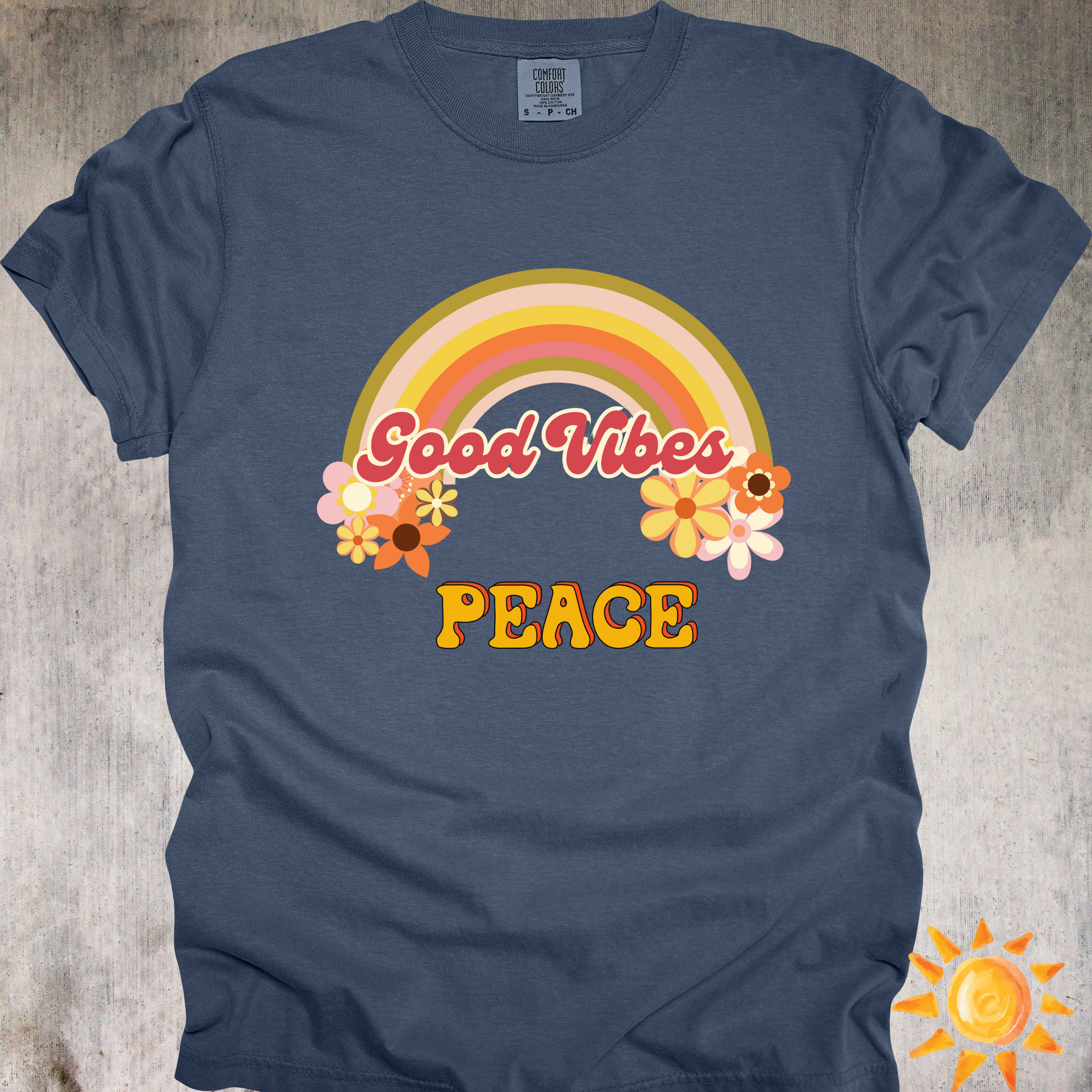 'Good Vibes, Peace' Unisex T-Shirt Because Happy Vibes Look Amazing On you!