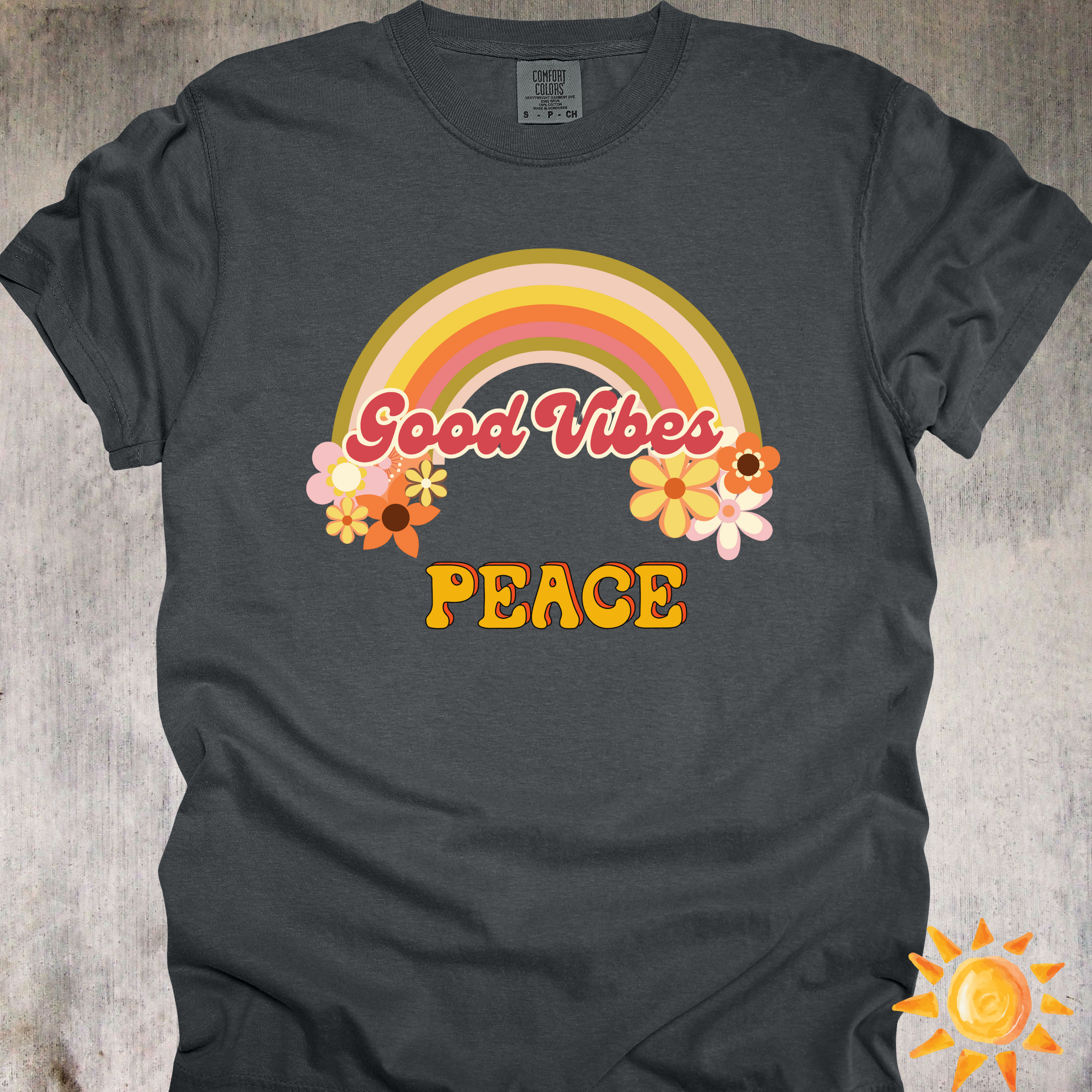 'Good Vibes, Peace' Unisex T-Shirt Because Happy Vibes Look Amazing On you!