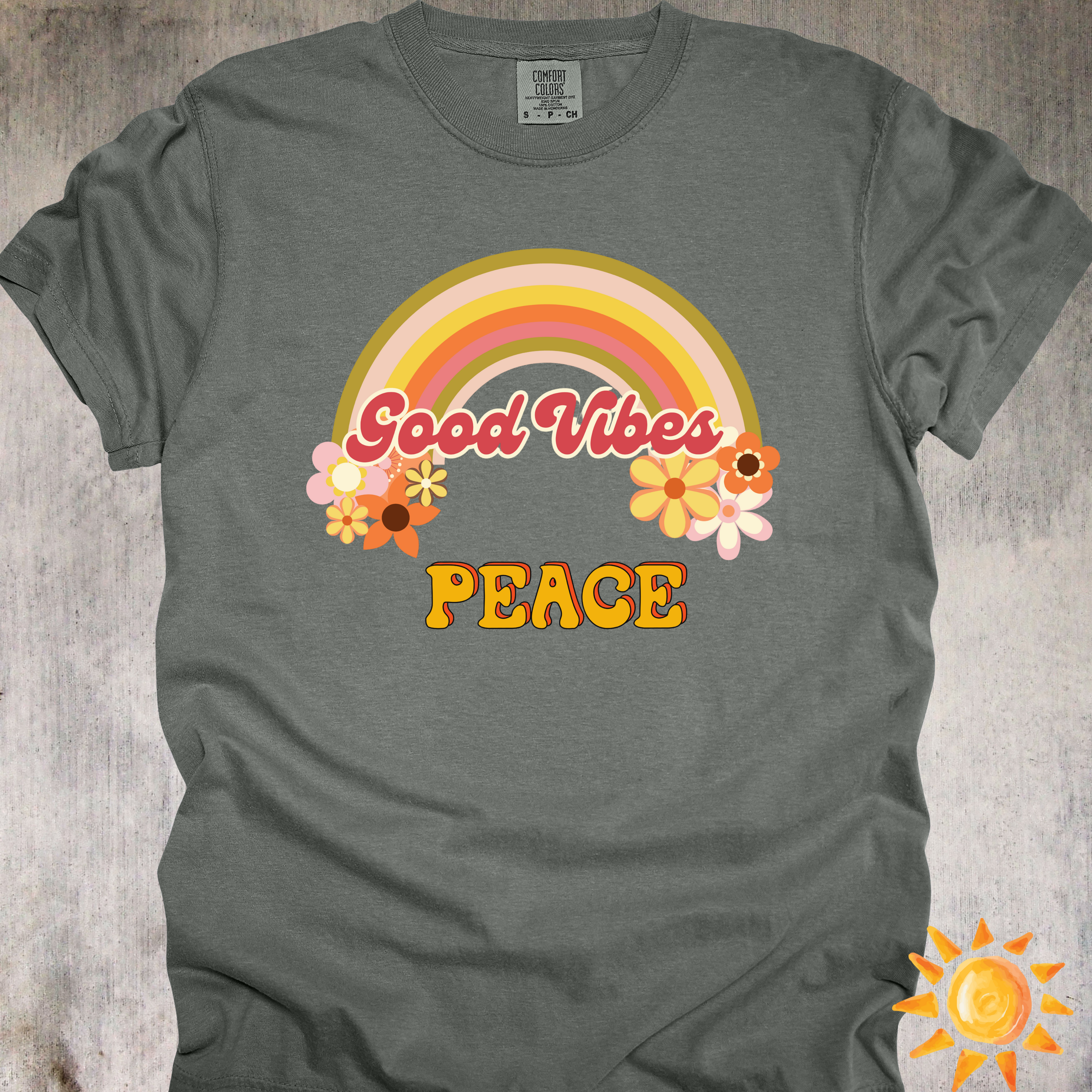'Good Vibes, Peace' Unisex T-Shirt Because Happy Vibes Look Amazing On you!