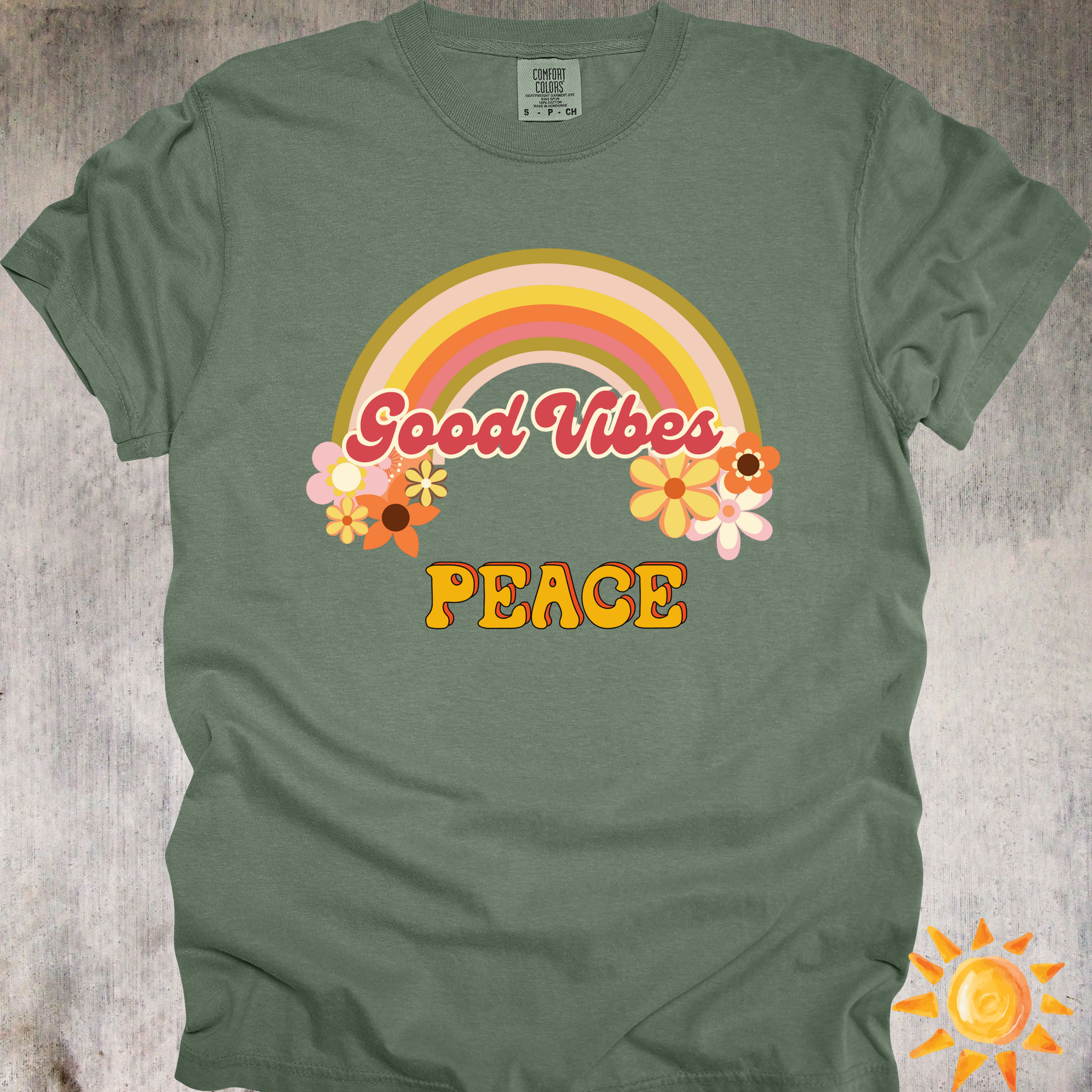 'Good Vibes, Peace' Unisex T-Shirt Because Happy Vibes Look Amazing On you!