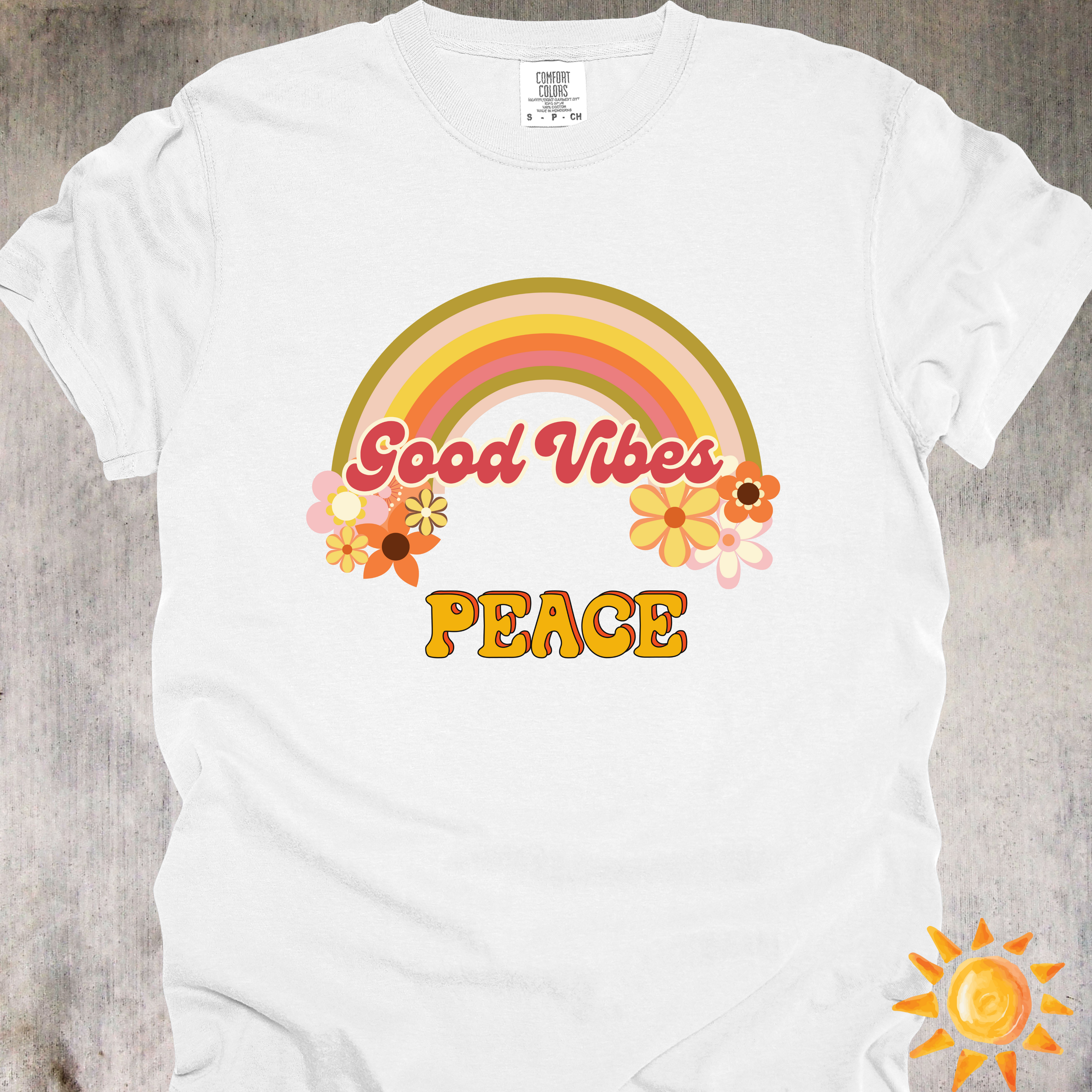 'Good Vibes, Peace' Unisex T-Shirt Because Happy Vibes Look Amazing On you!
