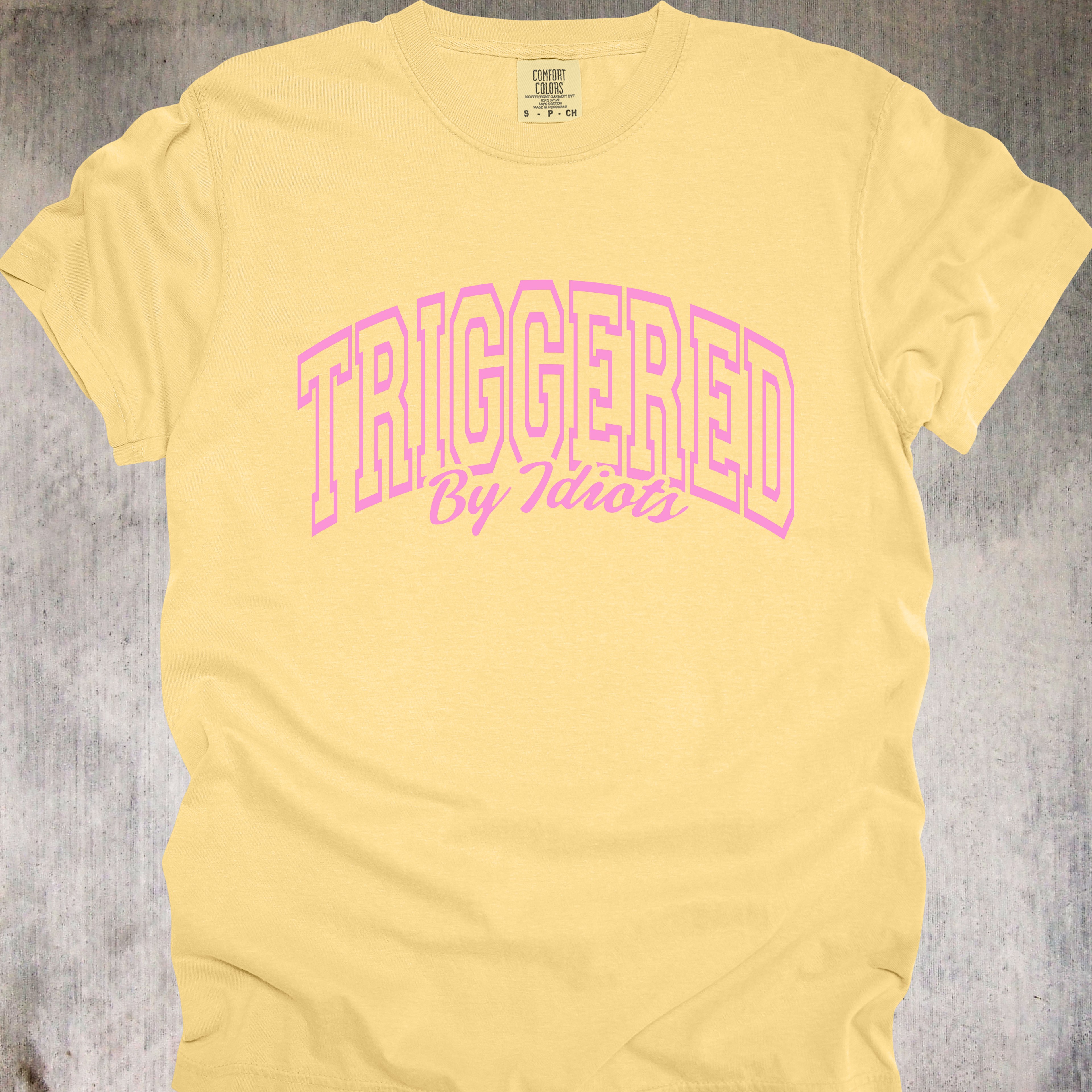 'Triggered By Idiots' - Unisex T-Shirt For The Daily Struggle-T-Shirt Edition
