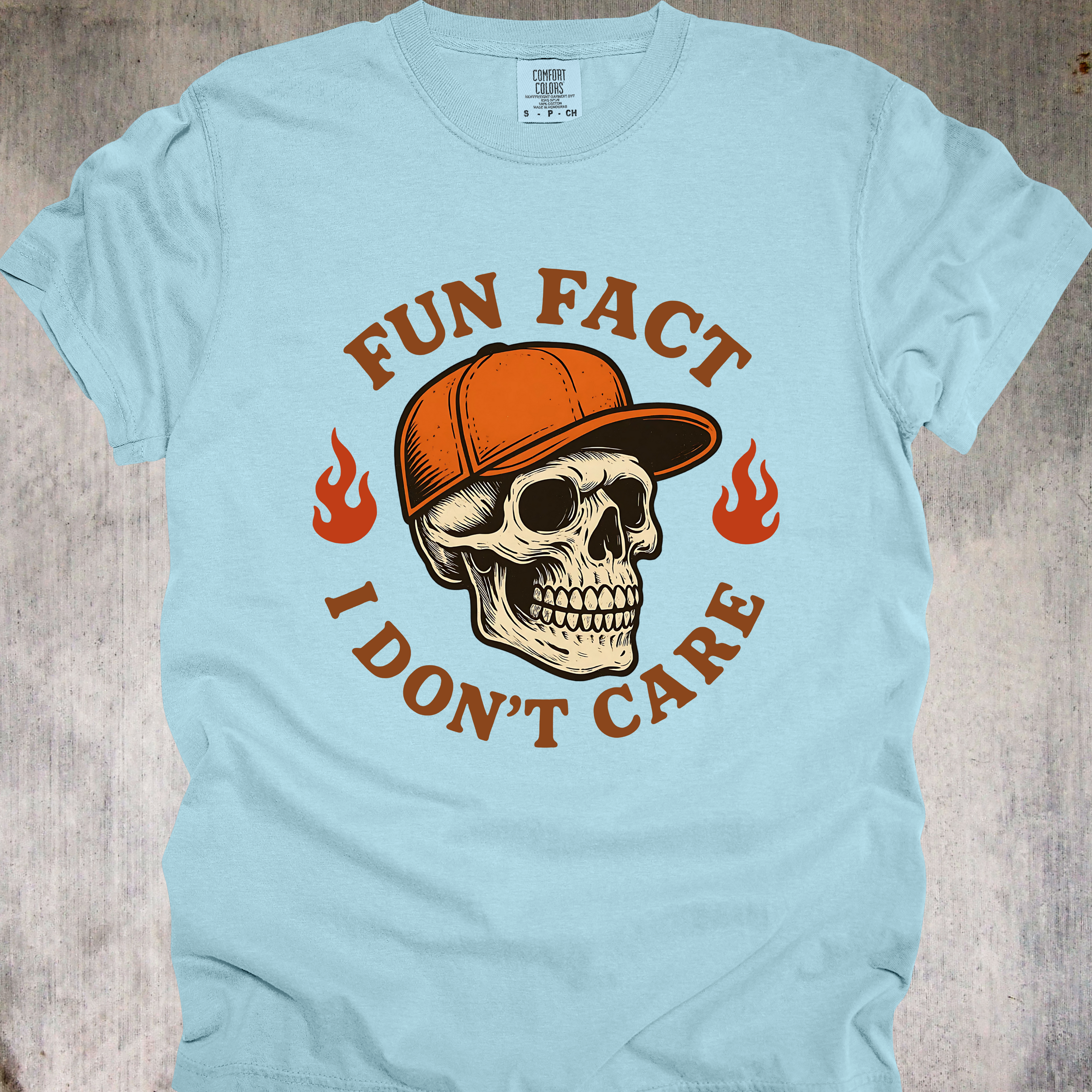 'Funfact, I Don't Care' - Unisex T-Shirt - When What You're Wearing Matches Your Feelings!