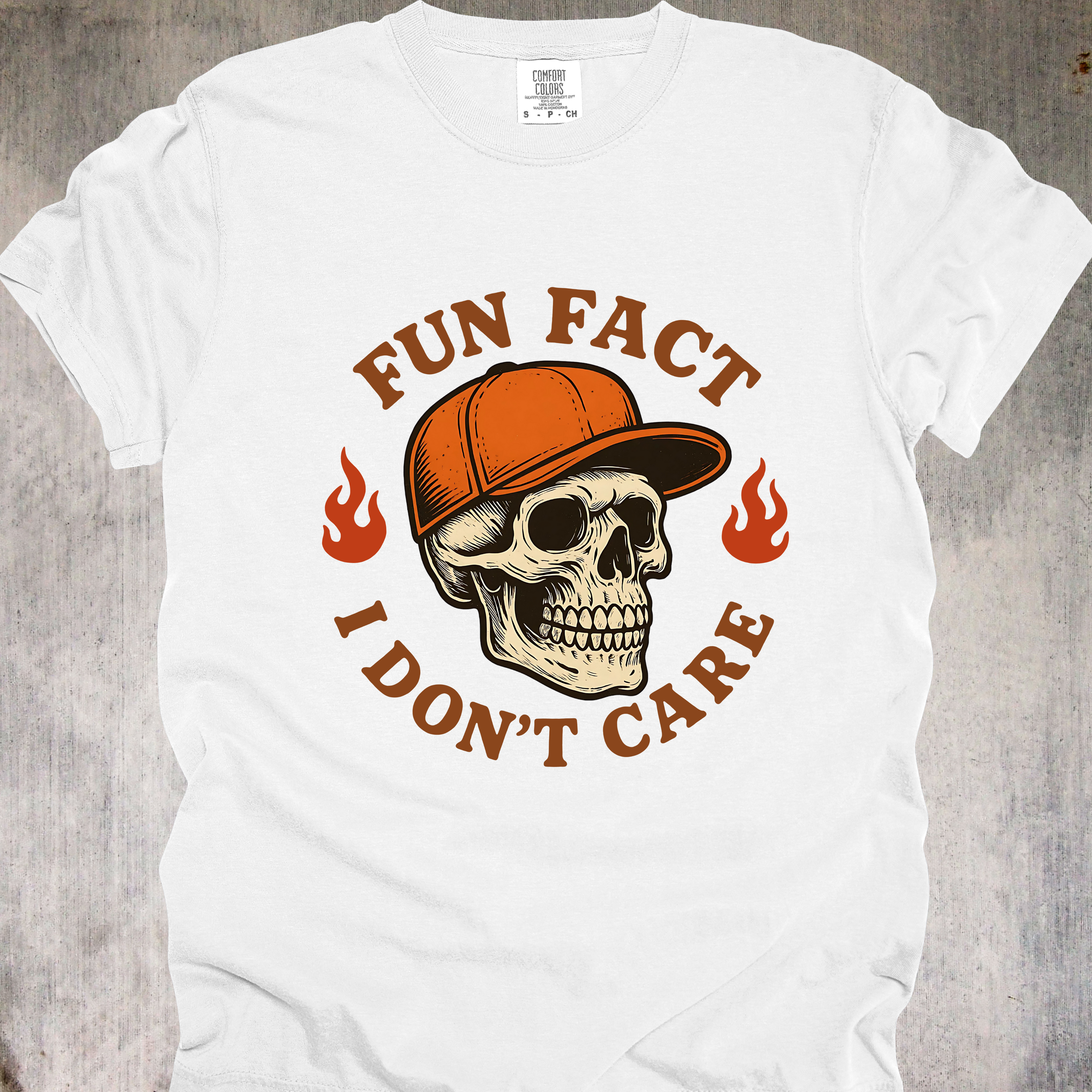 'Funfact, I Don't Care' - Unisex T-Shirt - When What You're Wearing Matches Your Feelings!