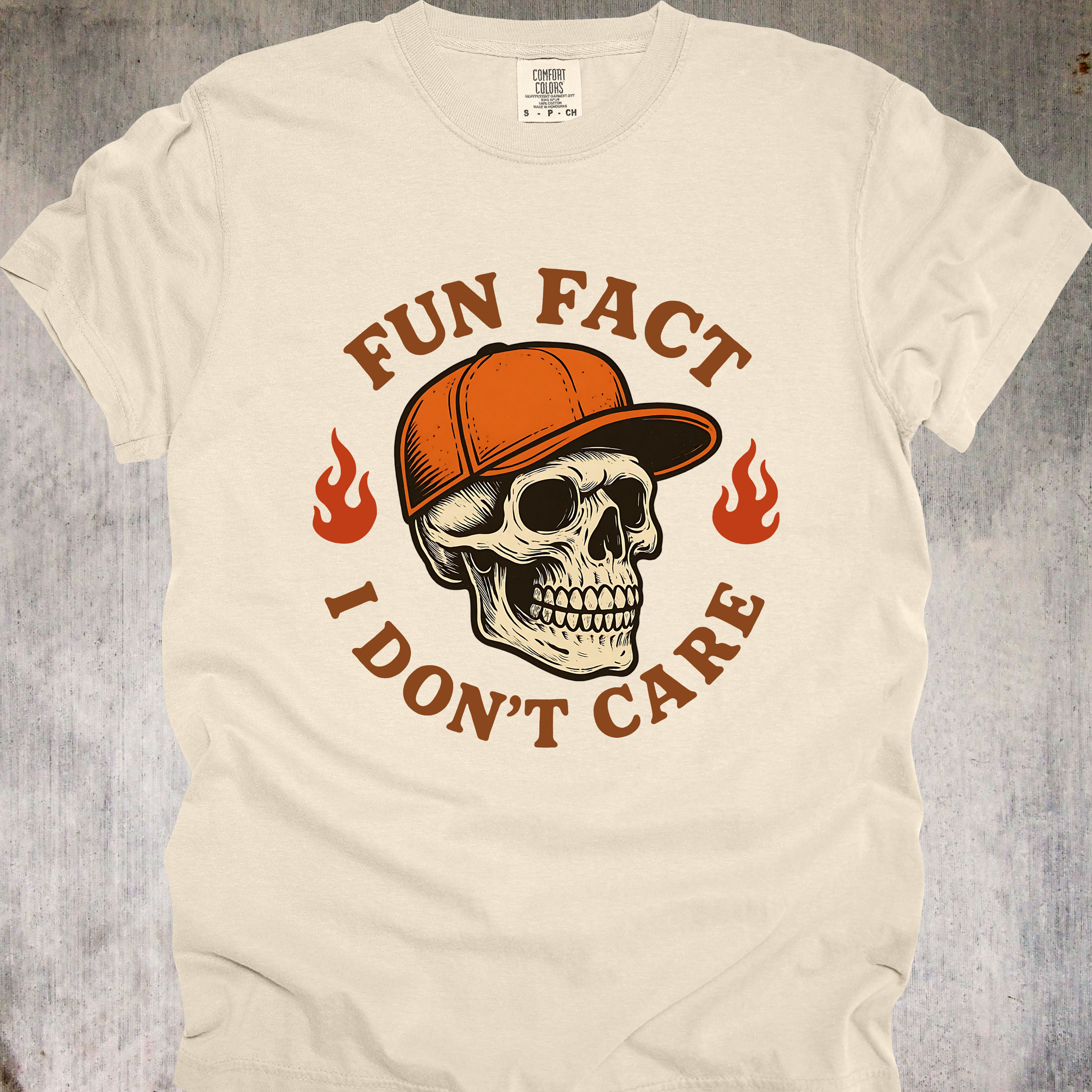 'Funfact, I Don't Care' - Unisex T-Shirt - When What You're Wearing Matches Your Feelings!