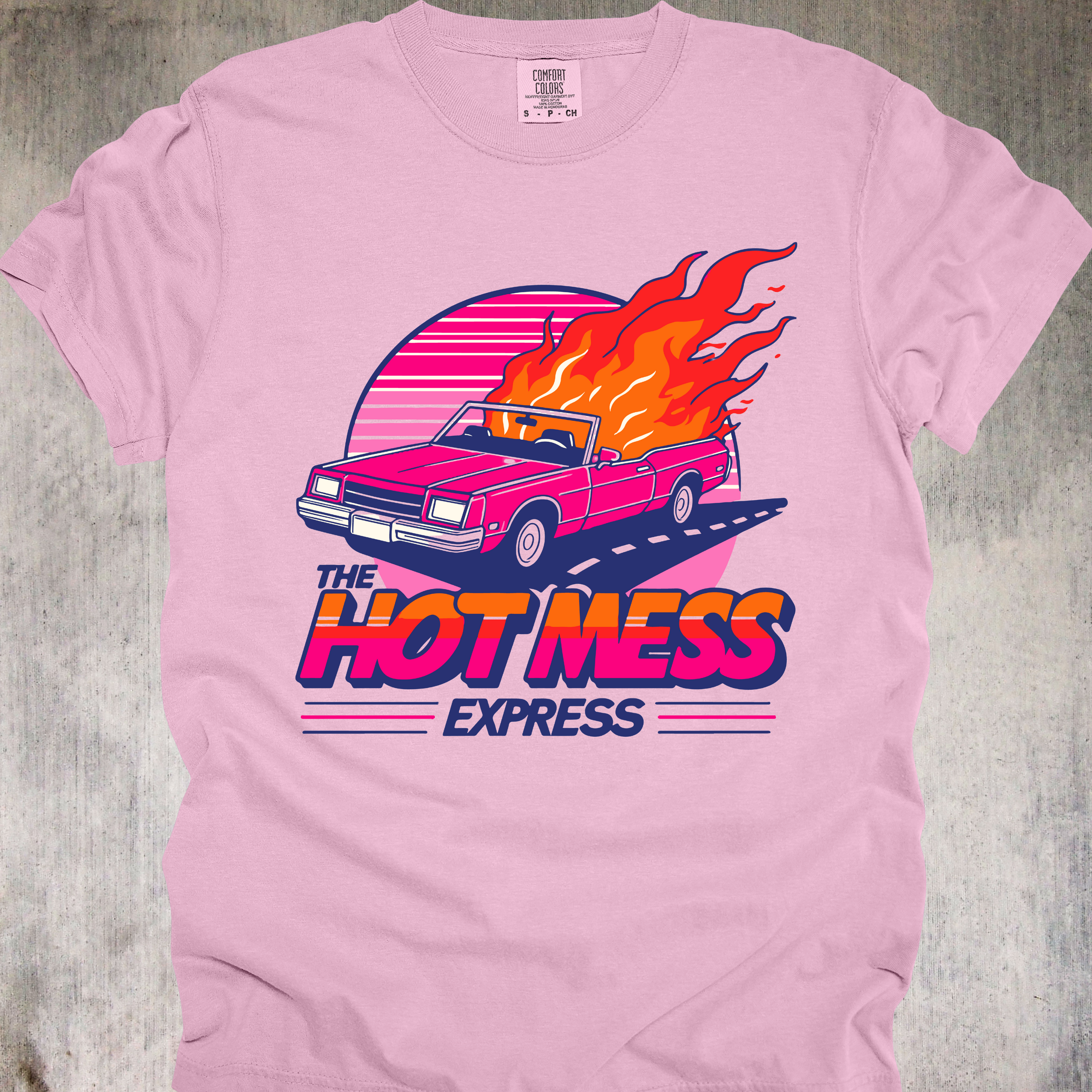 'Hot Mess Express' - Unisex T-Shirt - No Brakes, No Chill, All Vibes