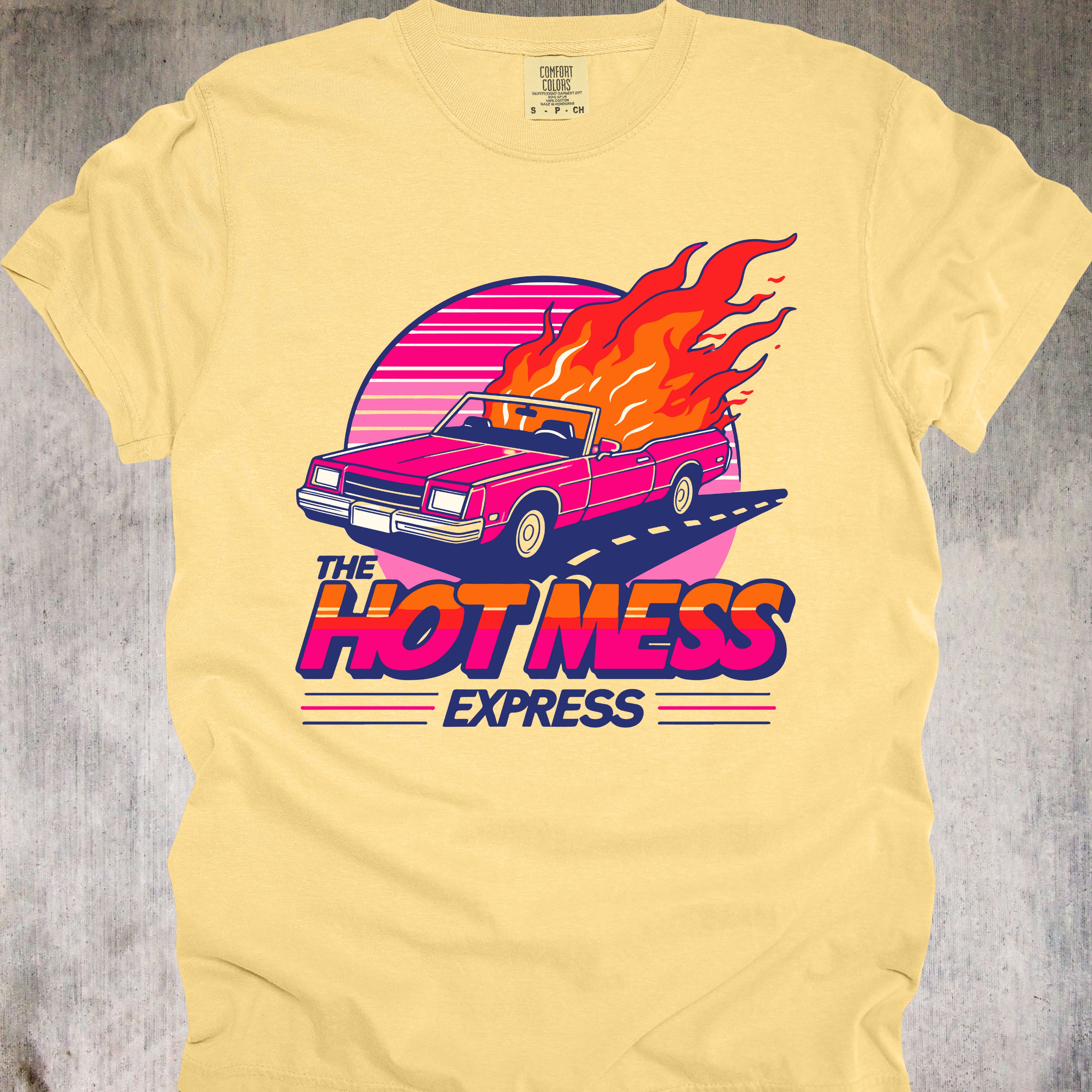 'Hot Mess Express' - Unisex T-Shirt - No Brakes, No Chill, All Vibes