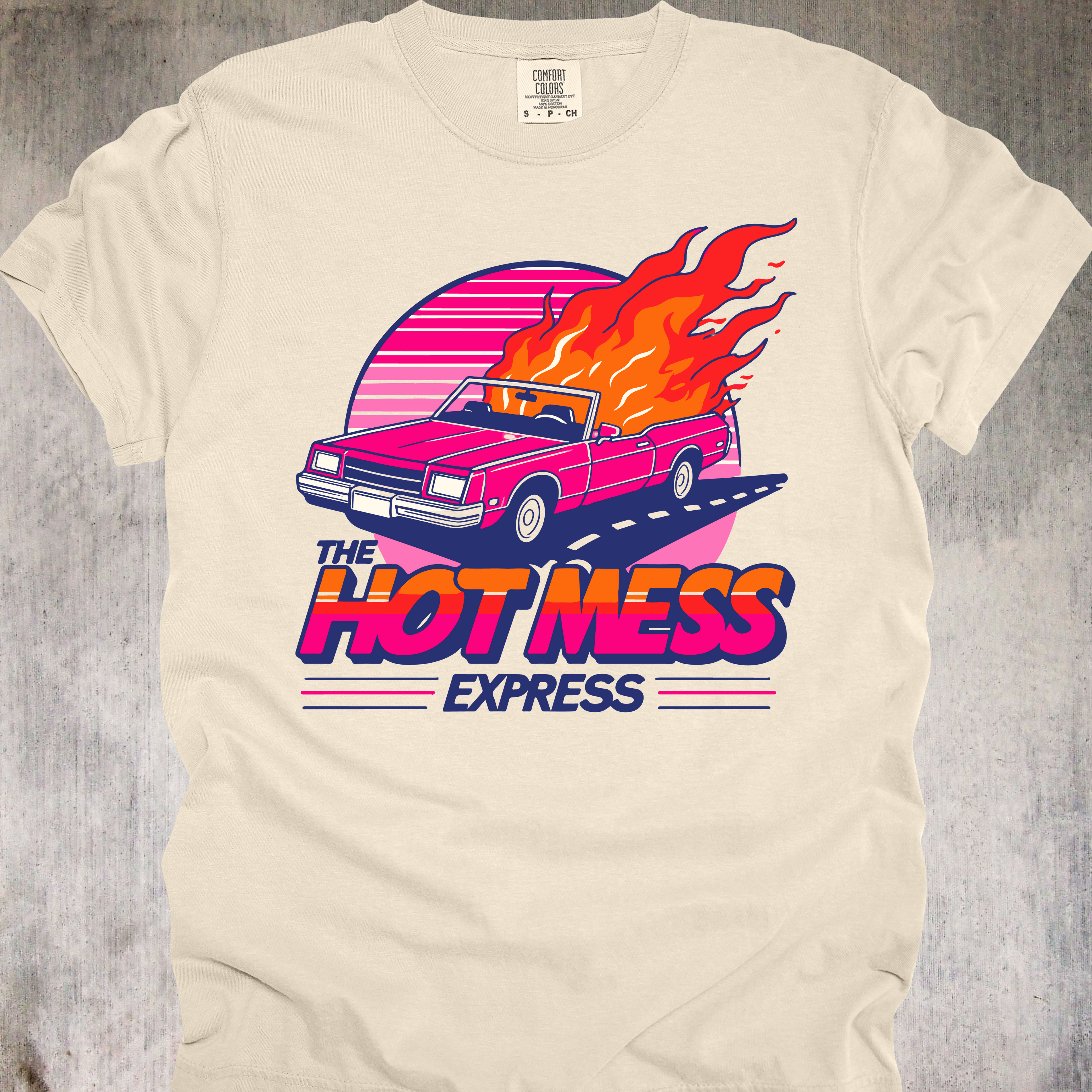 'Hot Mess Express' - Unisex T-Shirt - No Brakes, No Chill, All Vibes