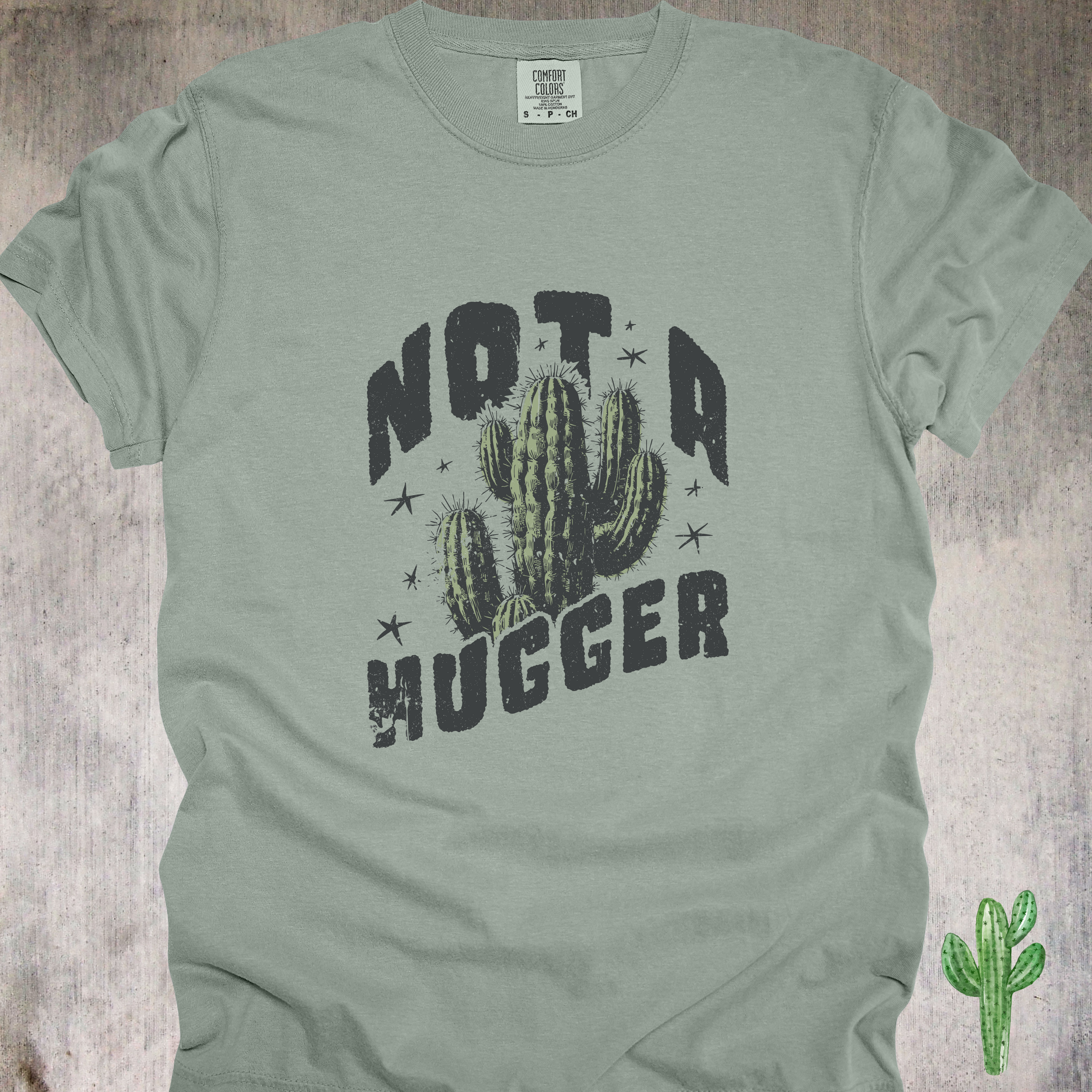 'Not A Hugger' - Unisex T-Shirt - Let Your Shirt Draw Those Boundries