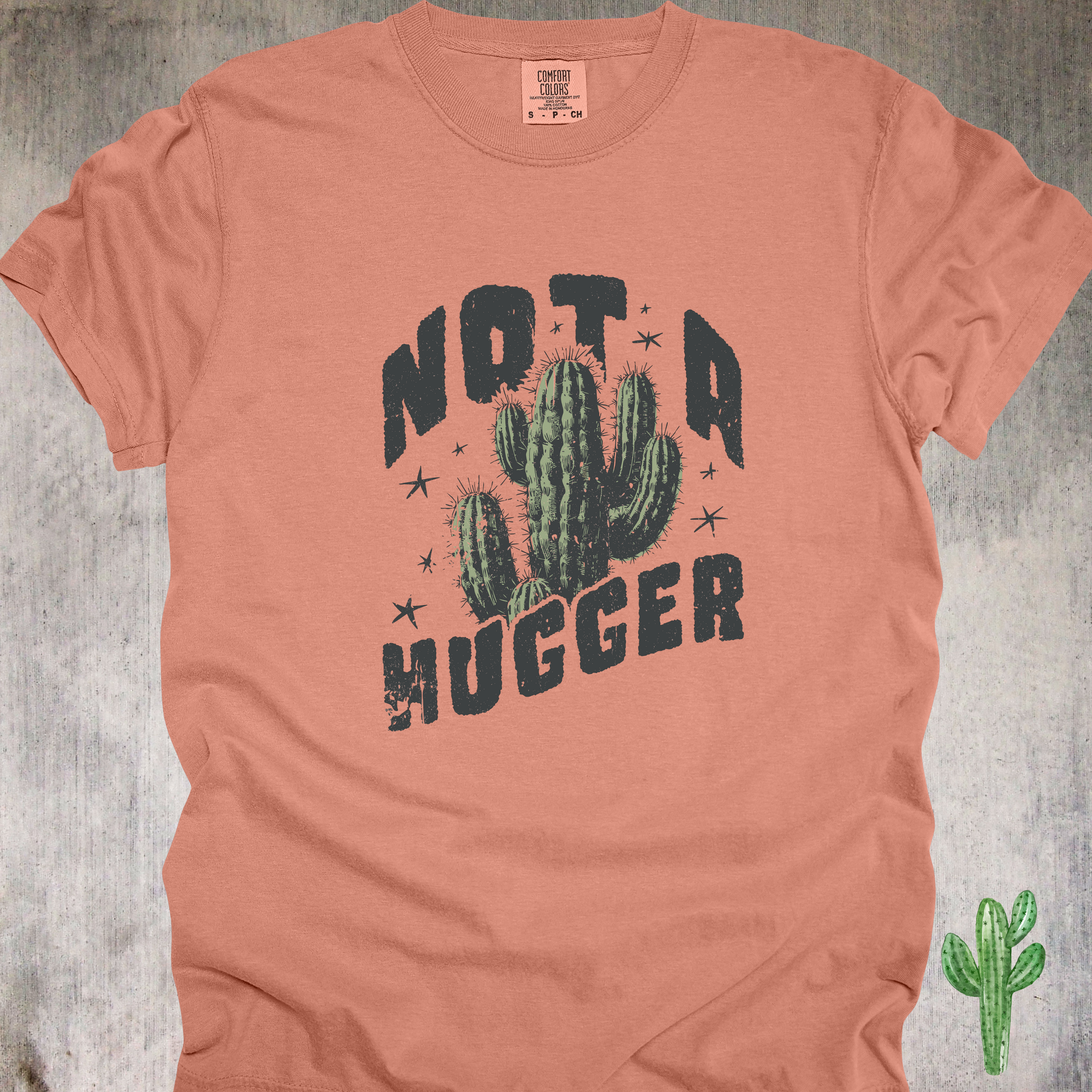 'Not A Hugger' - Unisex T-Shirt - Let Your Shirt Draw Those Boundries