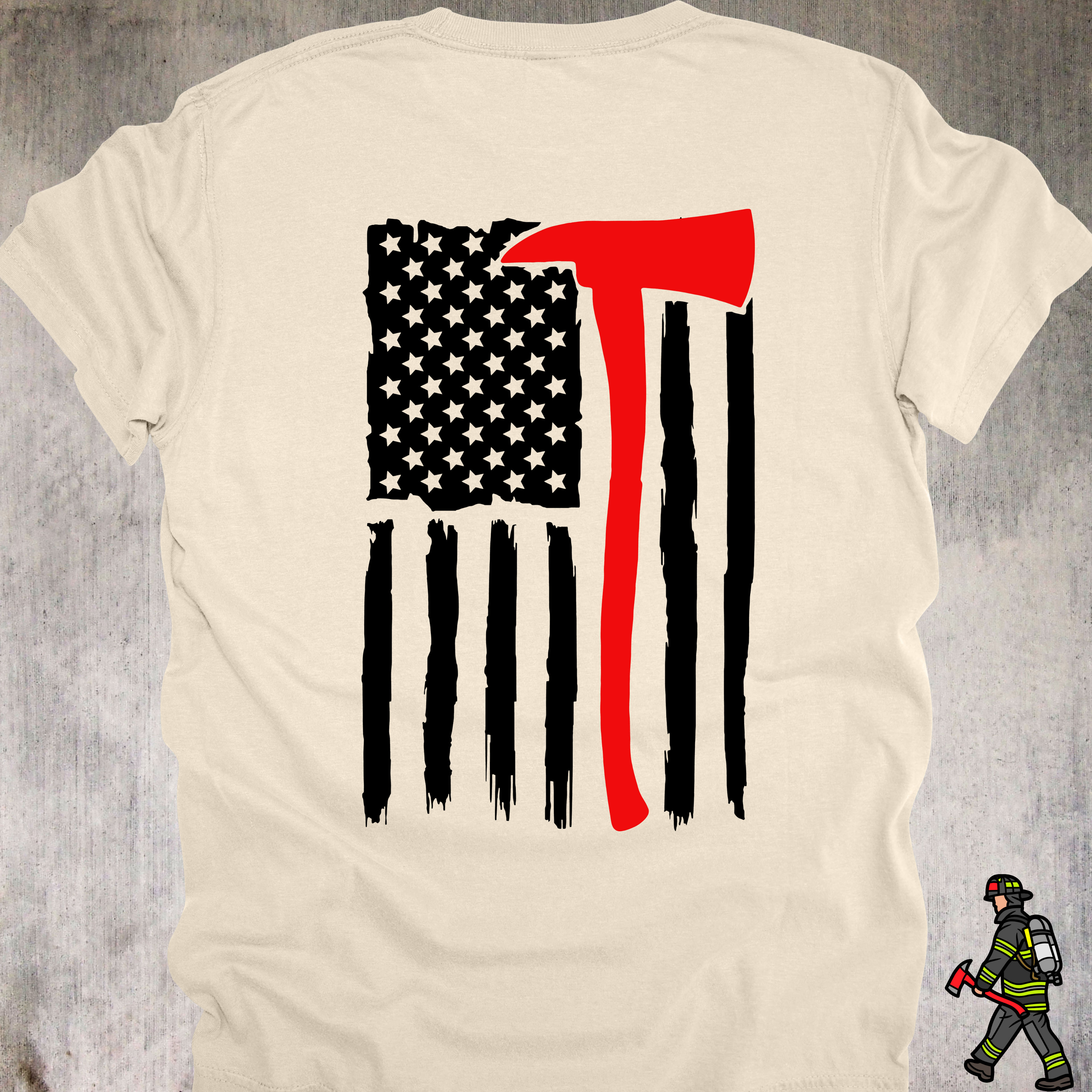 Unisex Firefighter Tee For Those Who Don't Hesitate To Run In First