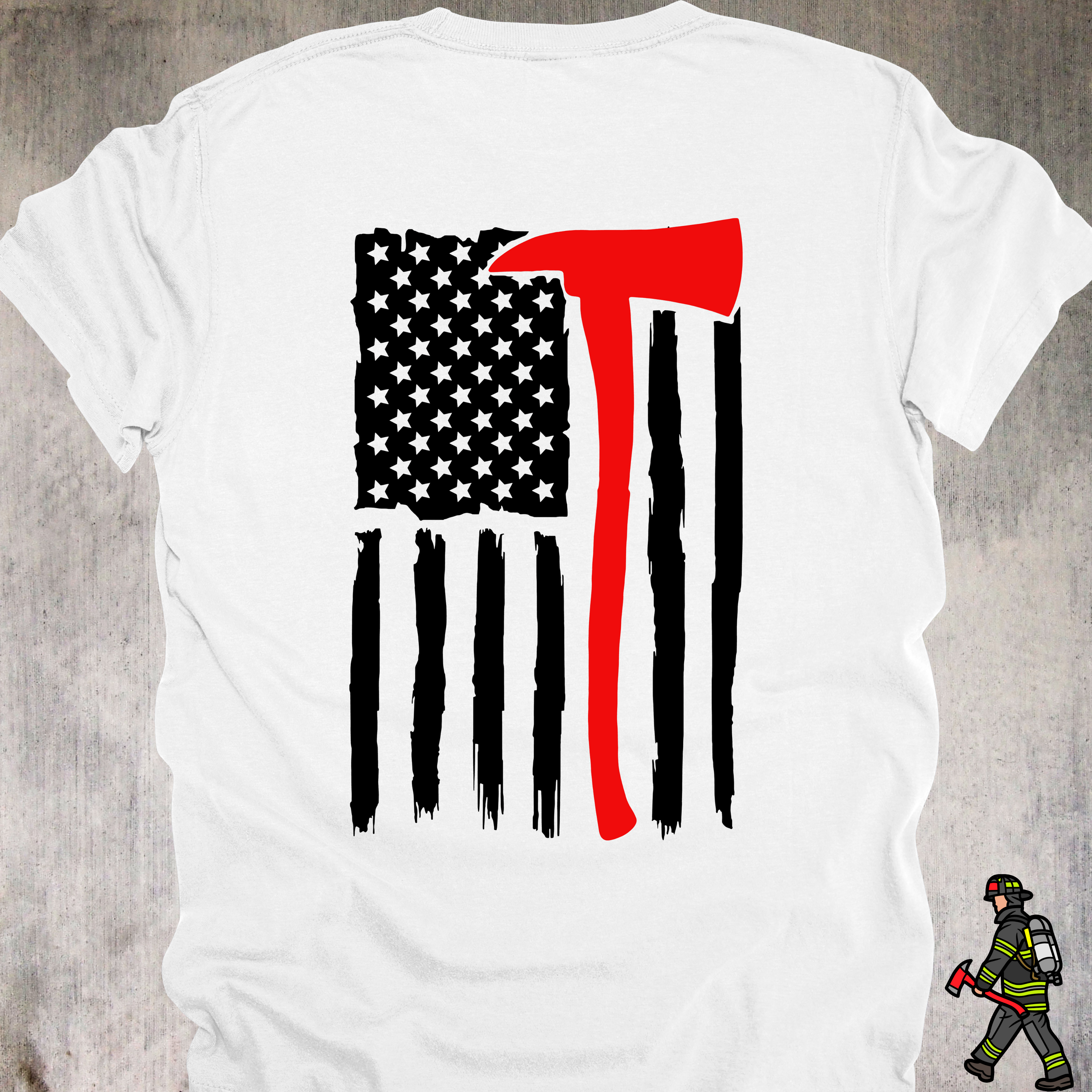 Unisex Firefighter Tee For Those Who Don't Hesitate To Run In First