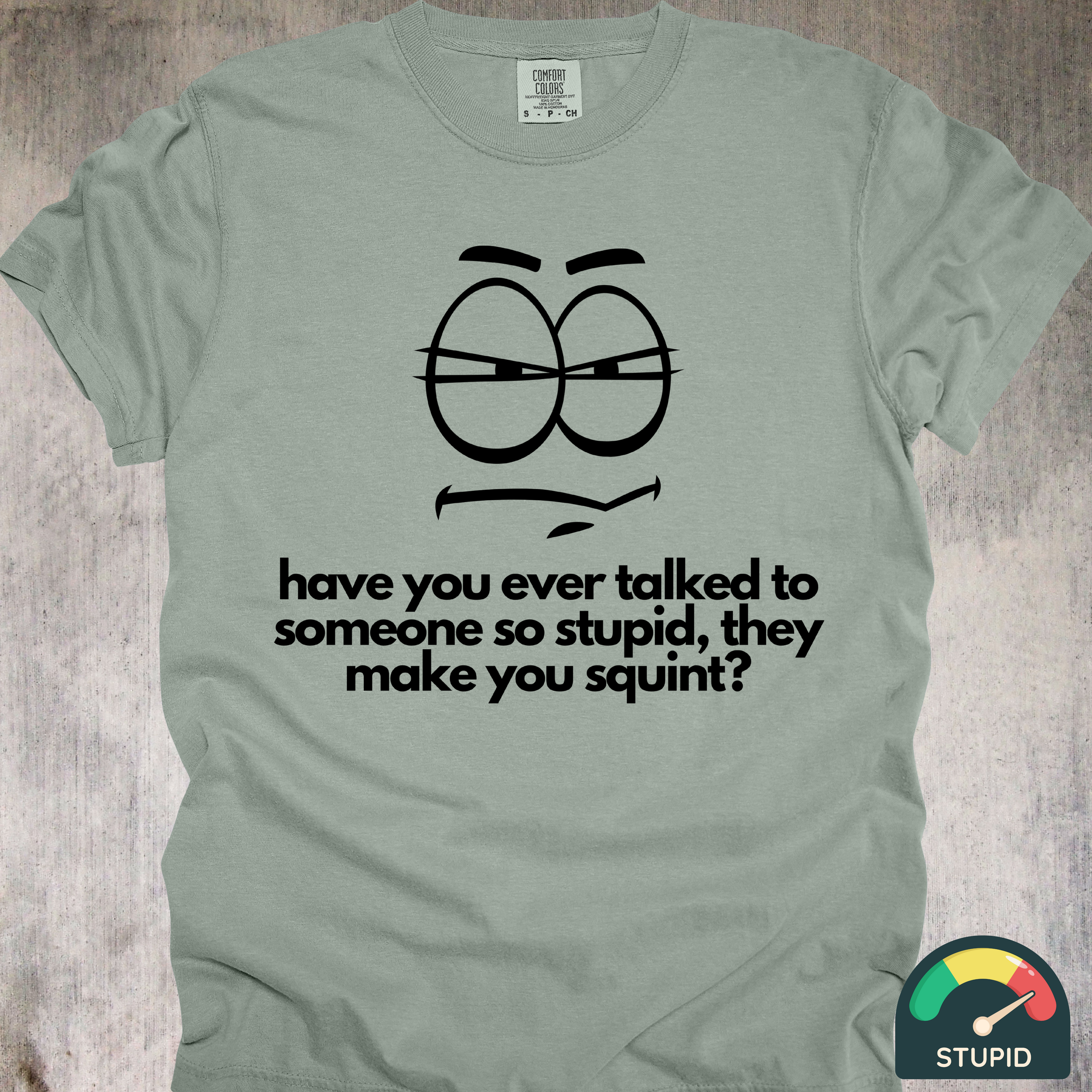 'Have You Ever Talked To Someone So Stupid They Made You Squint' - Unisex T-Shirt - The Squint Of Dumbfoundment