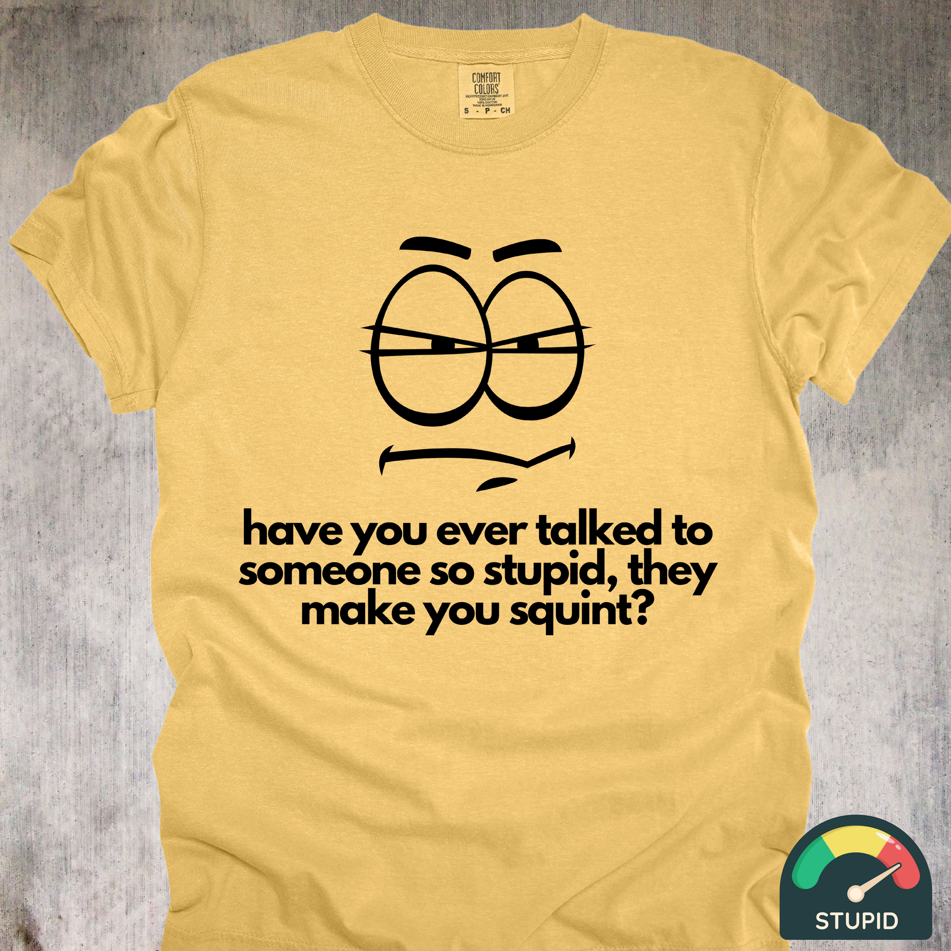 'Have You Ever Talked To Someone So Stupid They Made You Squint' - Unisex T-Shirt - The Squint Of Dumbfoundment