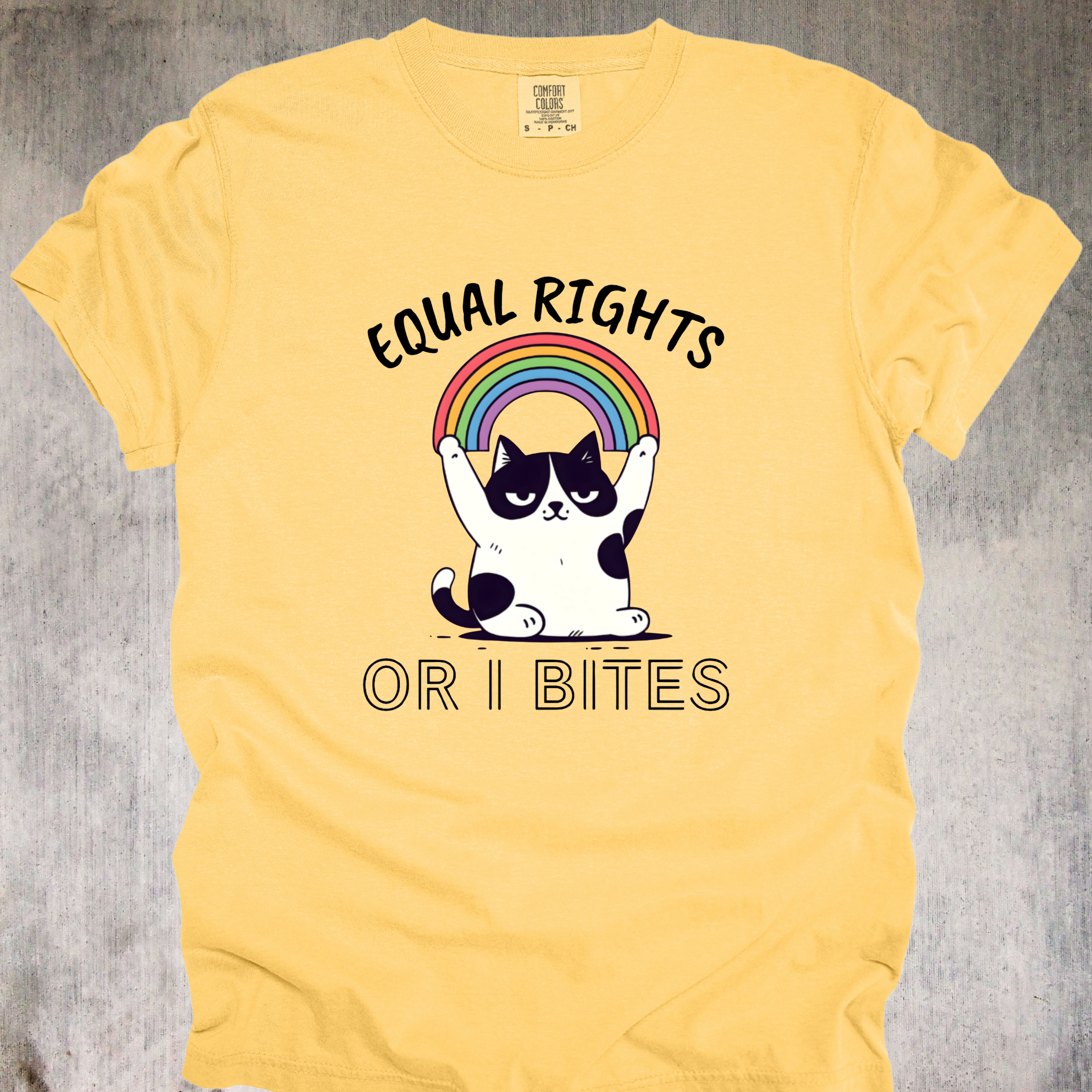 'Equal Rights Or I Bites' - Unisex T-Shirt - Stand Up For Whats Right - Wear Your Values
