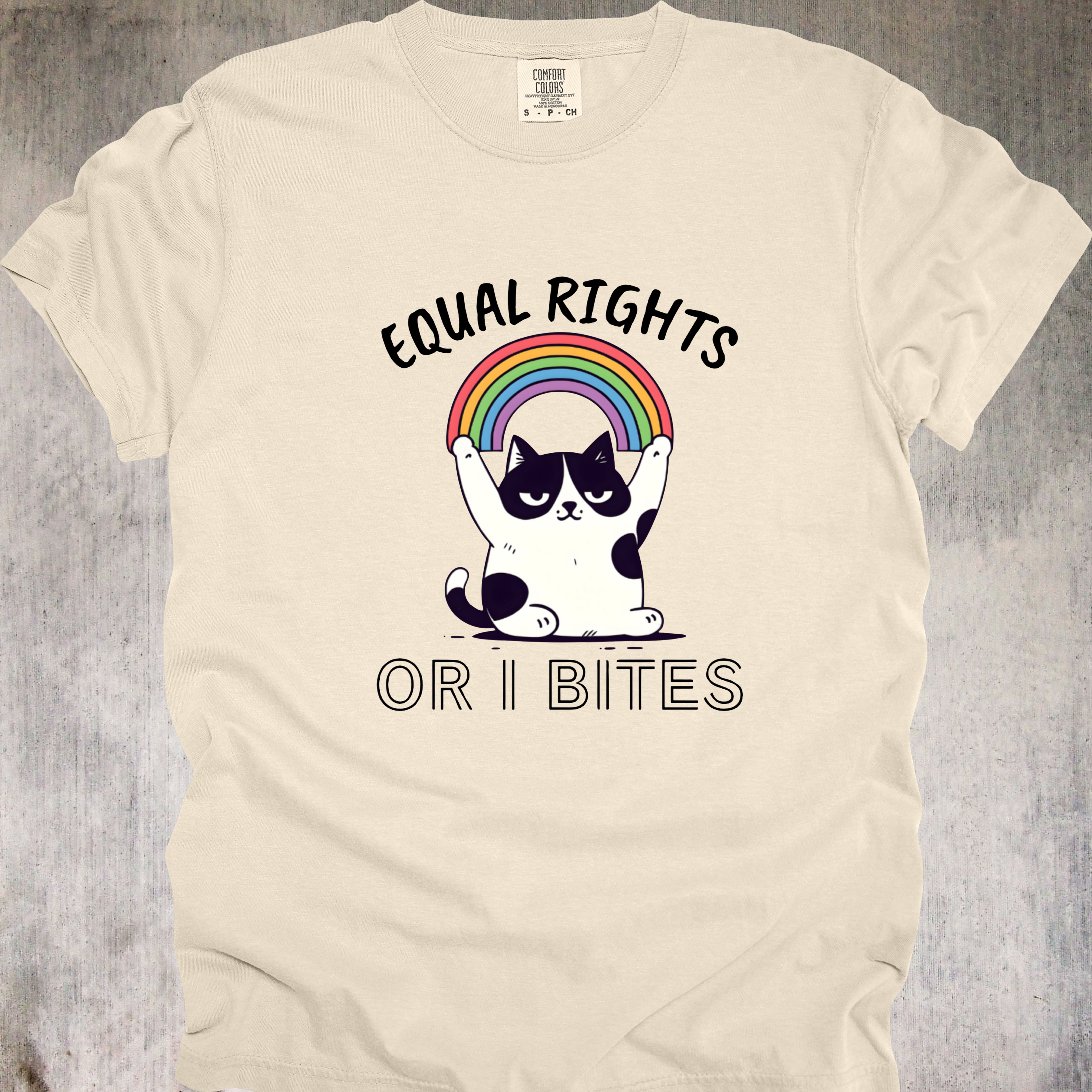 'Equal Rights Or I Bites' - Unisex T-Shirt - Stand Up For Whats Right - Wear Your Values