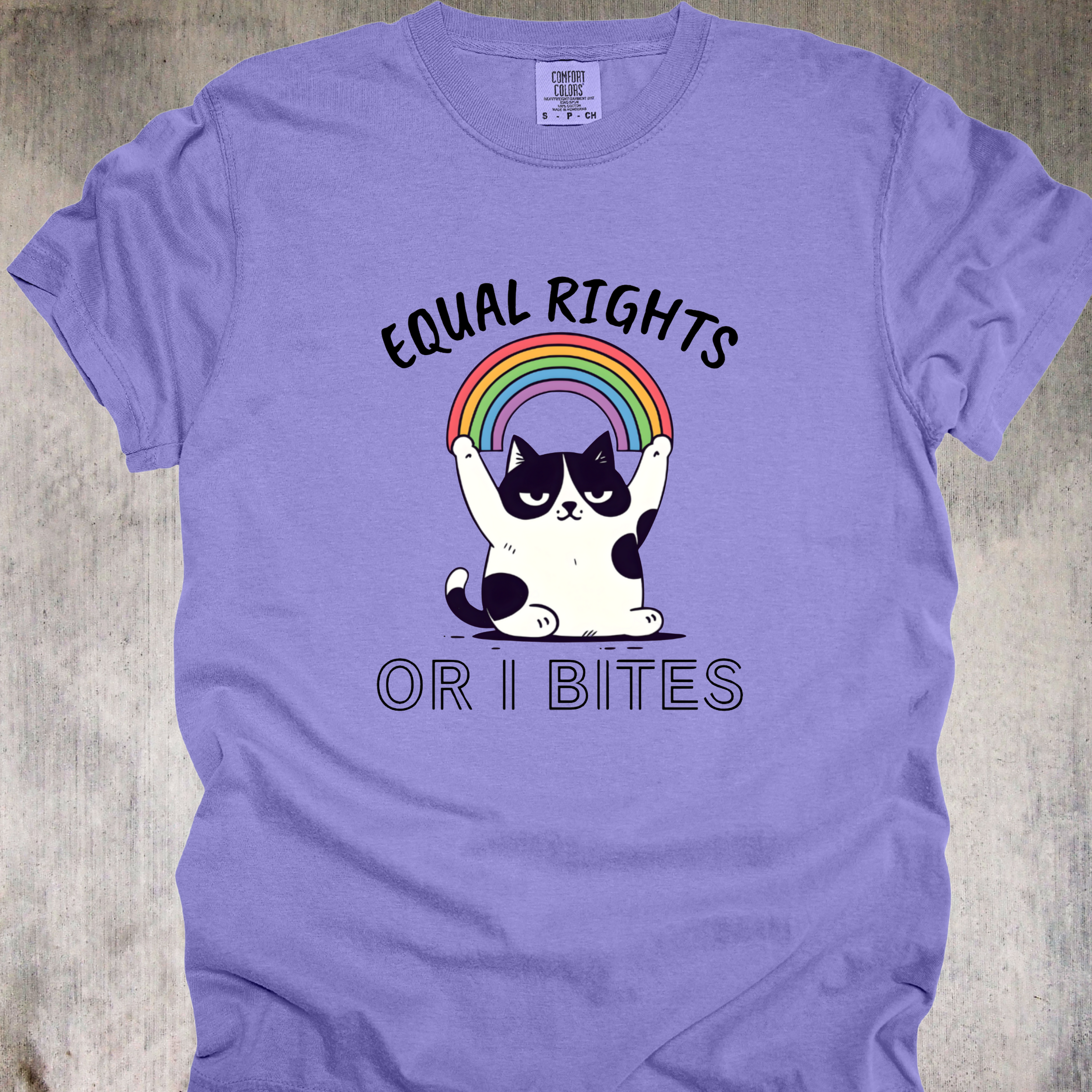 'Equal Rights Or I Bites' - Unisex T-Shirt - Stand Up For Whats Right - Wear Your Values