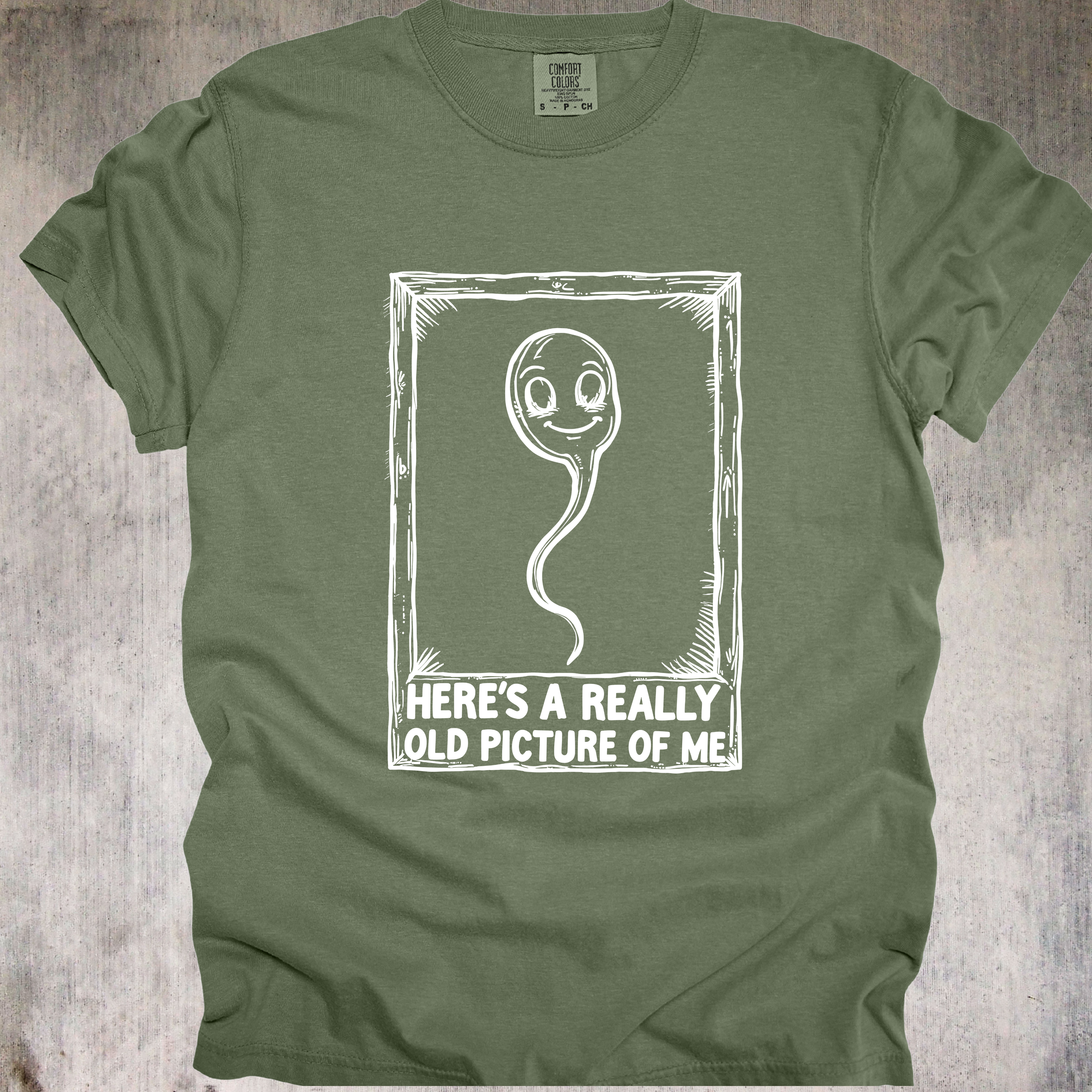 'Here's A Really Old Picture Of Me' - Unisex T-Shirt - For Those Who Swam Strong And Dodged Millions