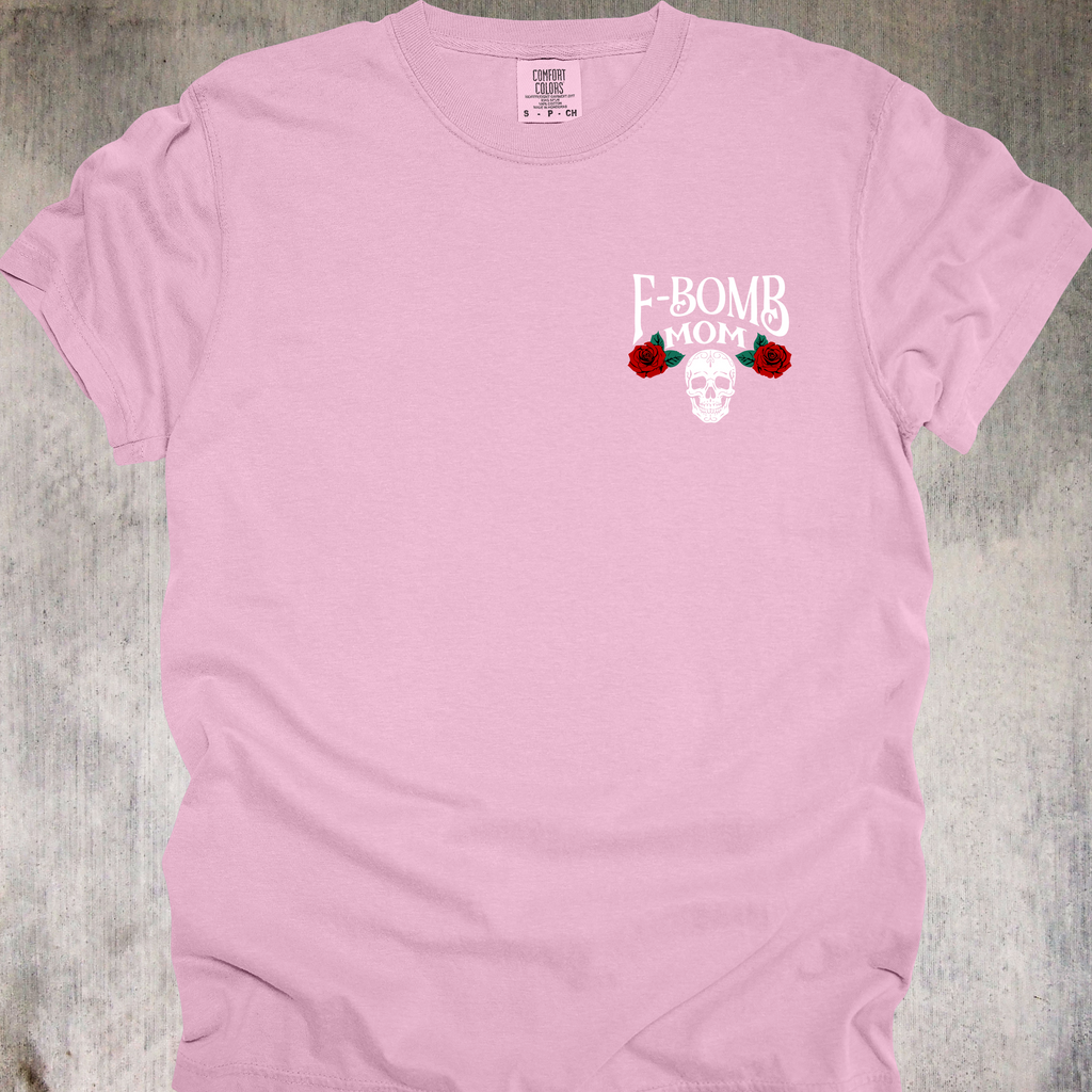'F Bomb Mom With Tattoos Pretty Eyes And Thick Thighs' - Unisex T-Shirt For That Mom That's Equal Parts Sass, Class, and Badass