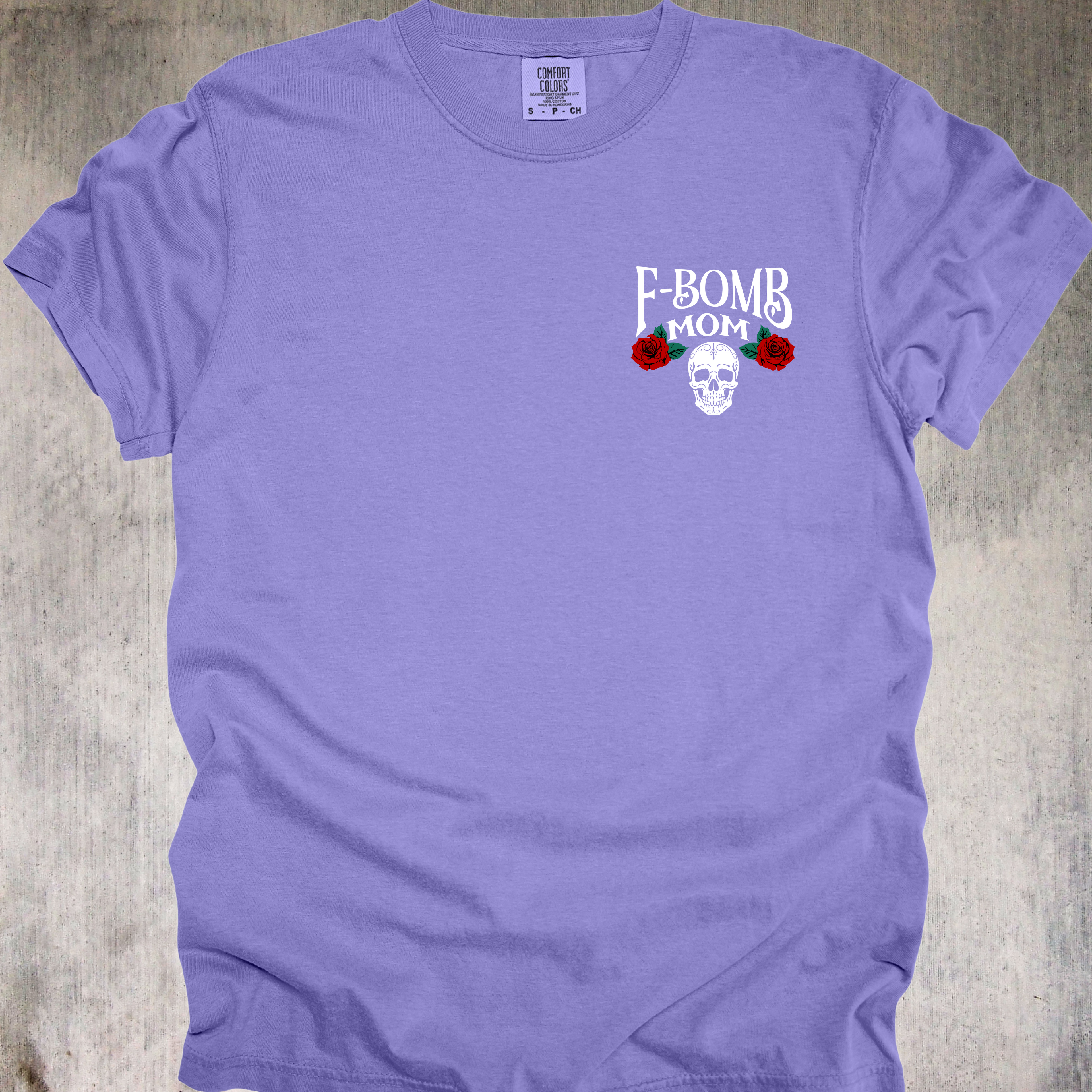 'F Bomb Mom With Tattoos Pretty Eyes And Thick Thighs' - Unisex T-Shirt For That Mom That's Equal Parts Sass, Class, and Badass