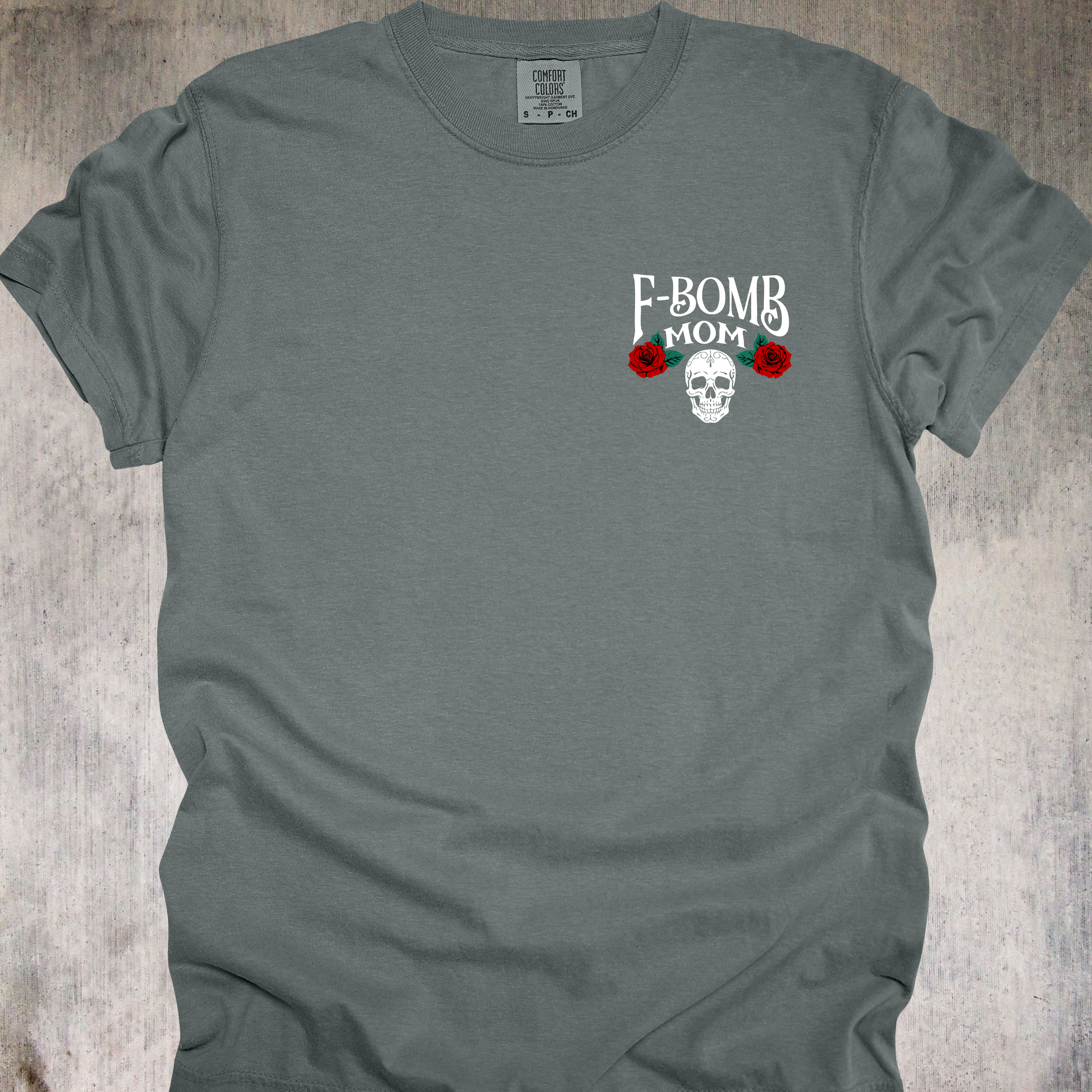 'F Bomb Mom With Tattoos Pretty Eyes And Thick Thighs' - Unisex T-Shirt For That Mom That's Equal Parts Sass, Class, and Badass
