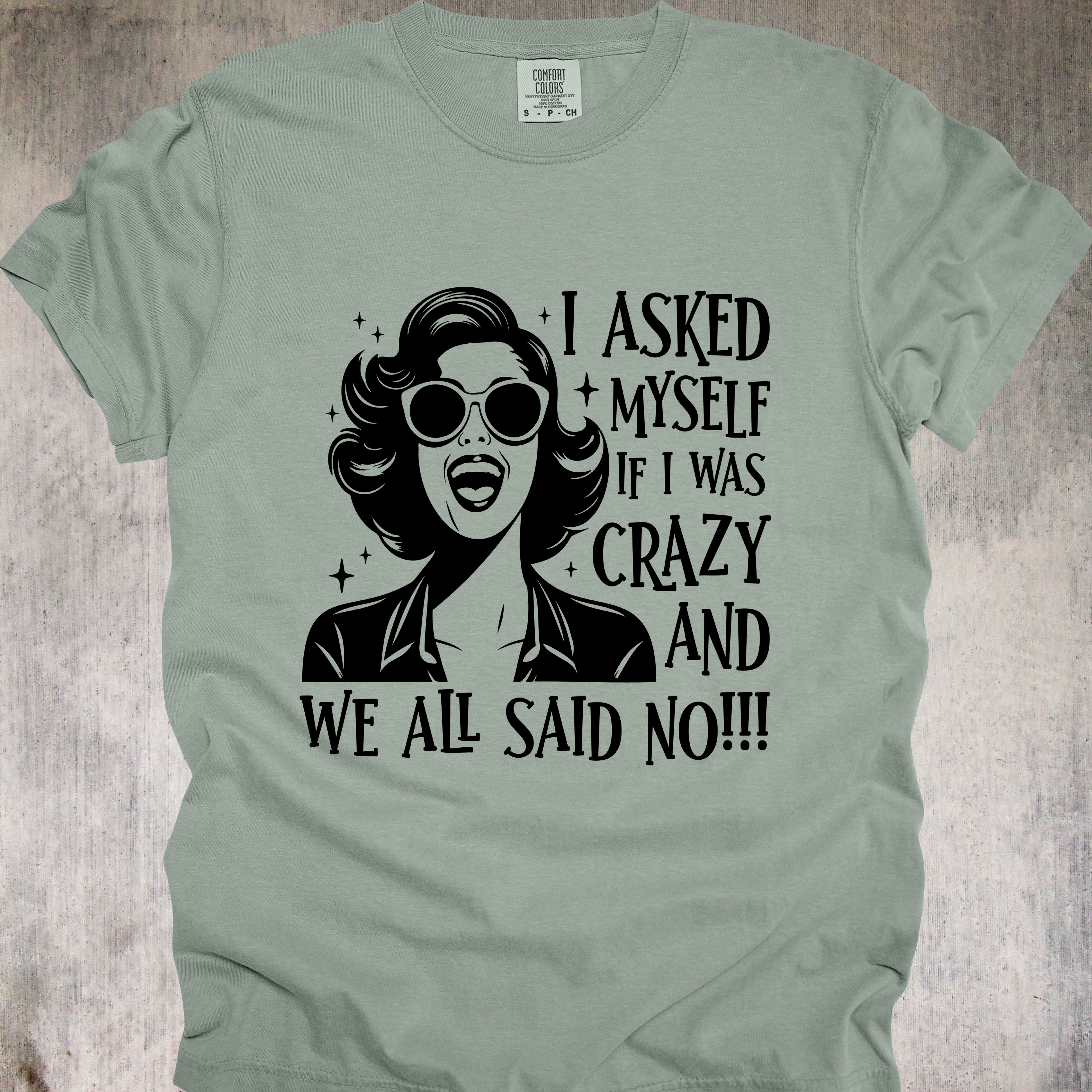 'I Asked Myself If I Was Crazy And We All Said No!!' - Unisex T-Shirt - Sanity Is For Weird People