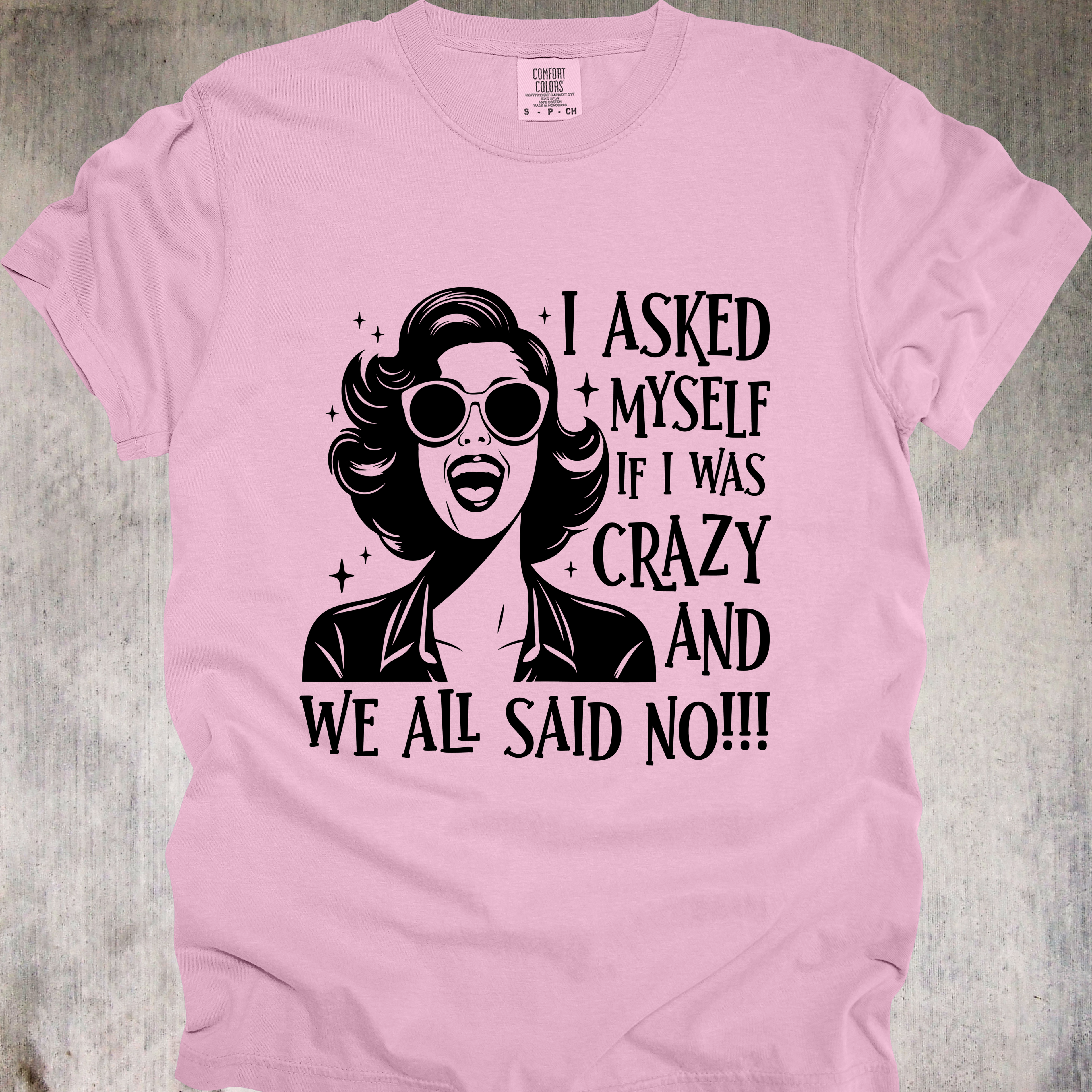 'I Asked Myself If I Was Crazy And We All Said No!!' - Unisex T-Shirt - Sanity Is For Weird People
