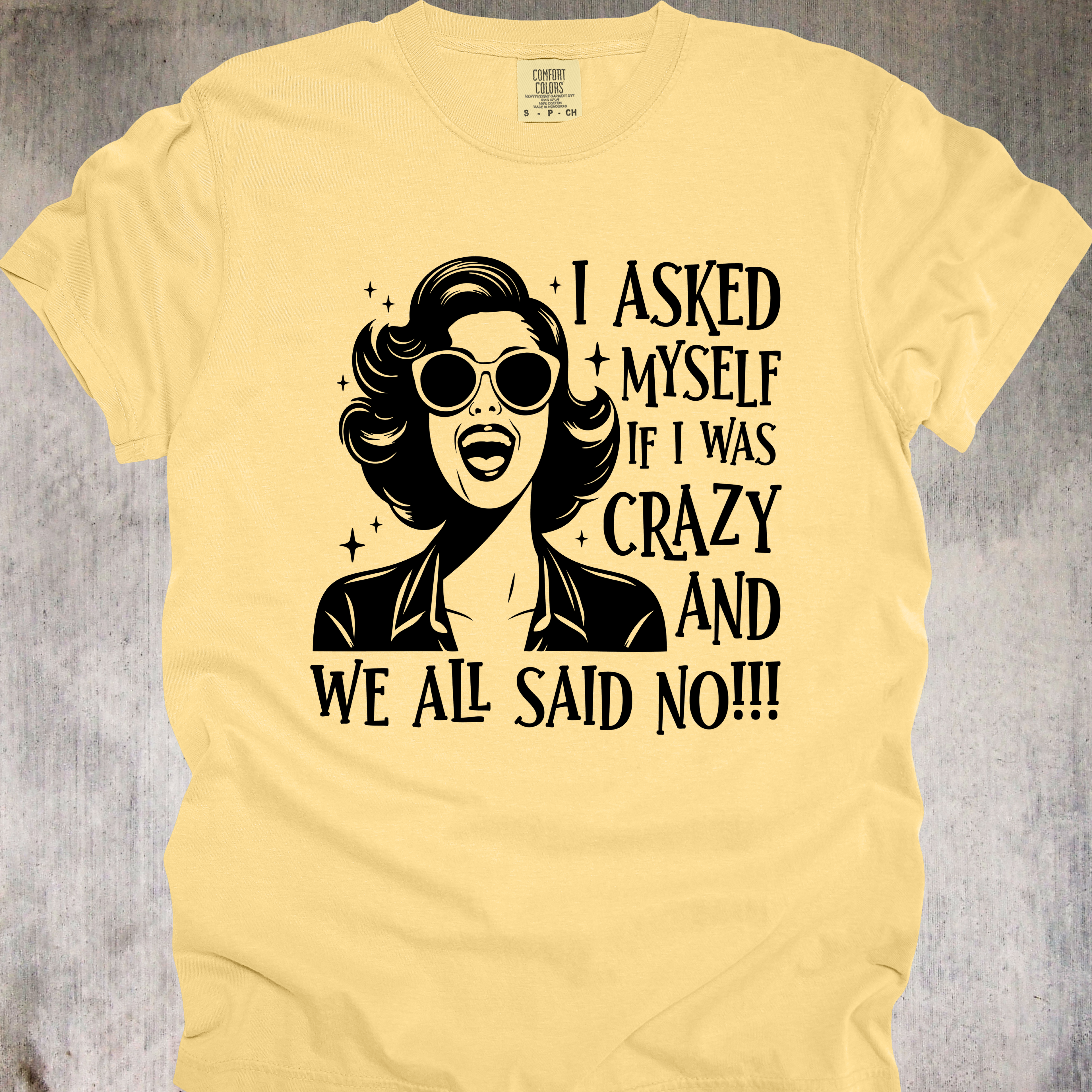 'I Asked Myself If I Was Crazy And We All Said No!!' - Unisex T-Shirt - Sanity Is For Weird People